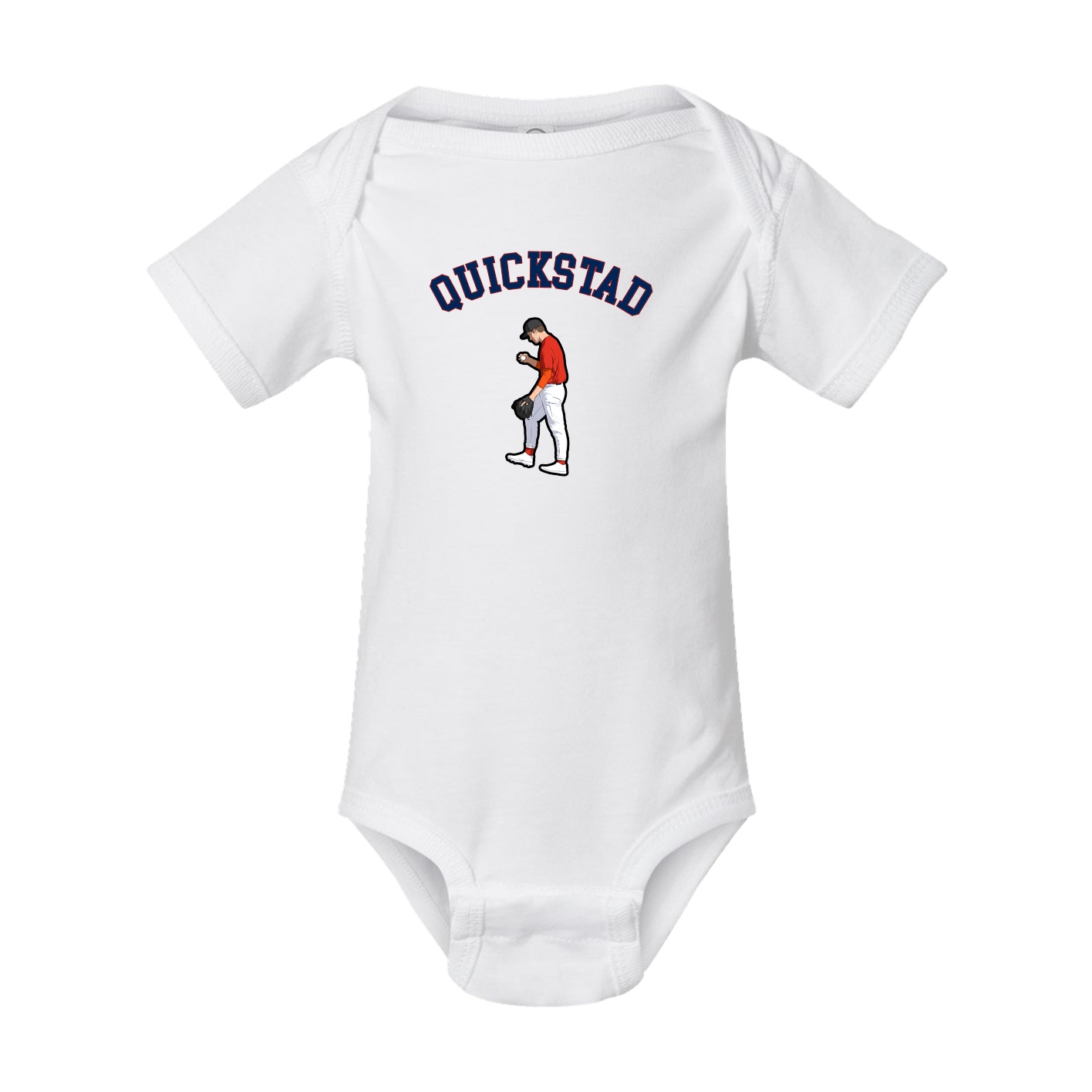 Baby Onesie — Shirsey Arch in White