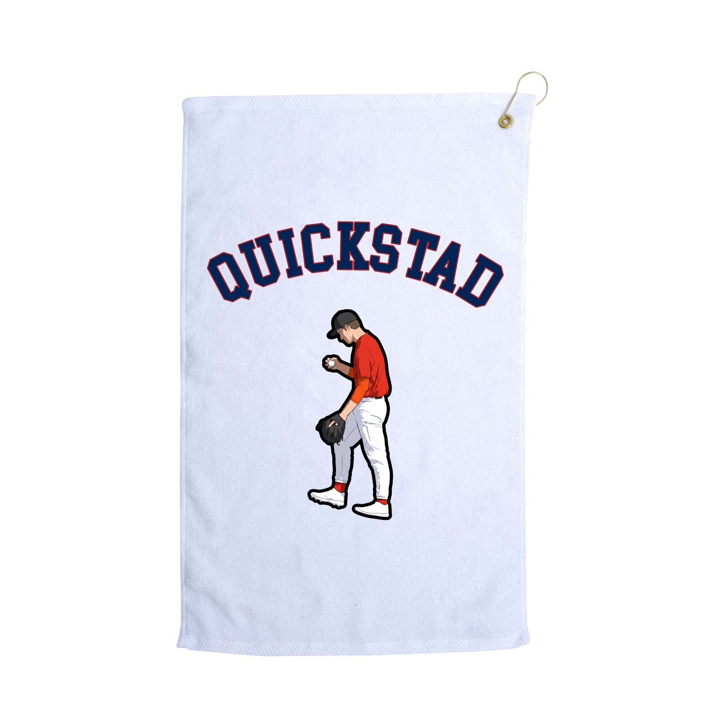 Golf Towel — Shirsey Arch in White