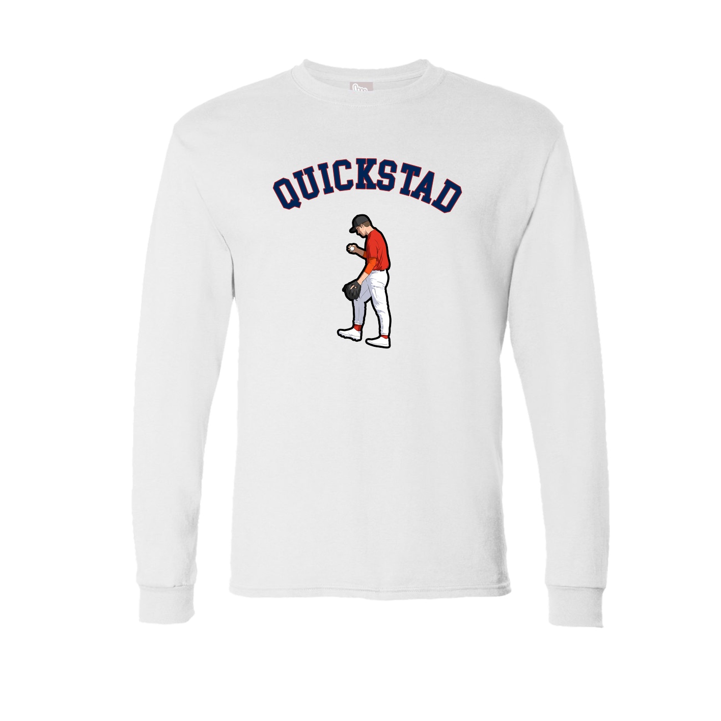 Long Sleeve Tee — Shirsey Arch in White