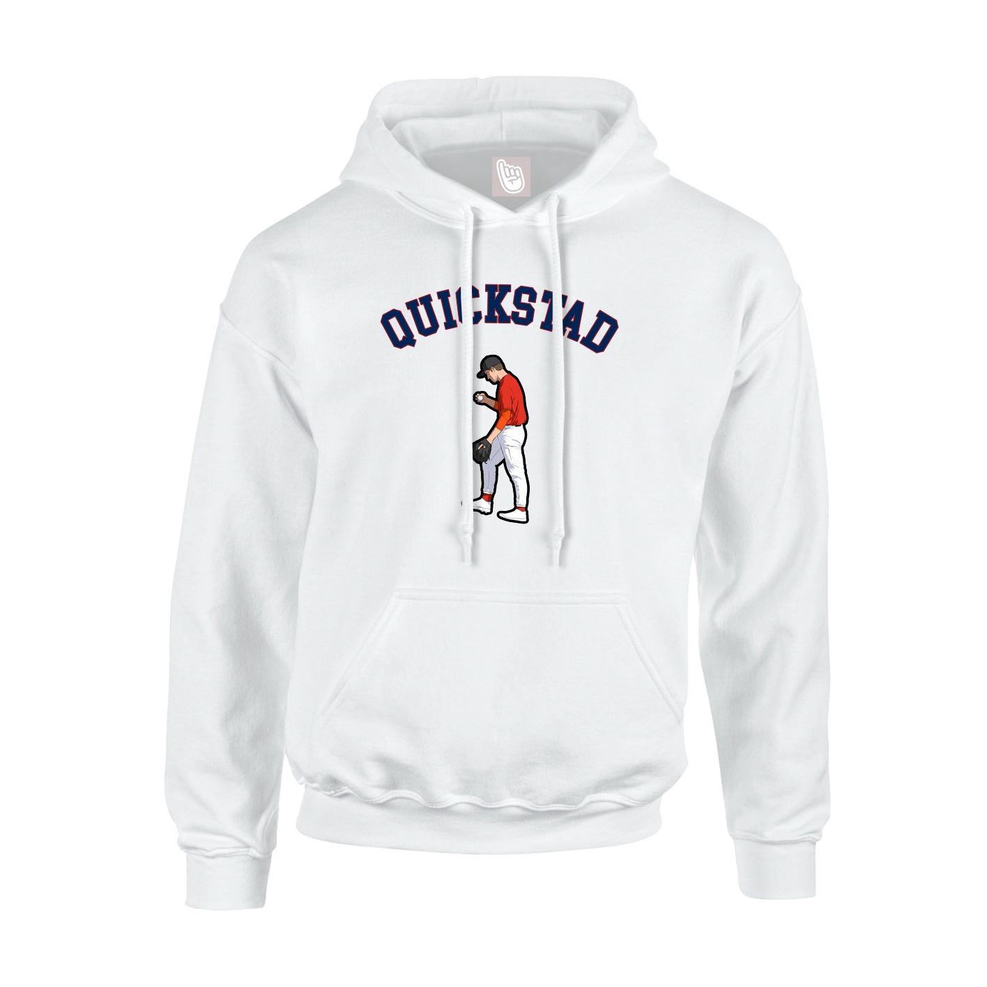 Hoodie — Shirsey Arch in White