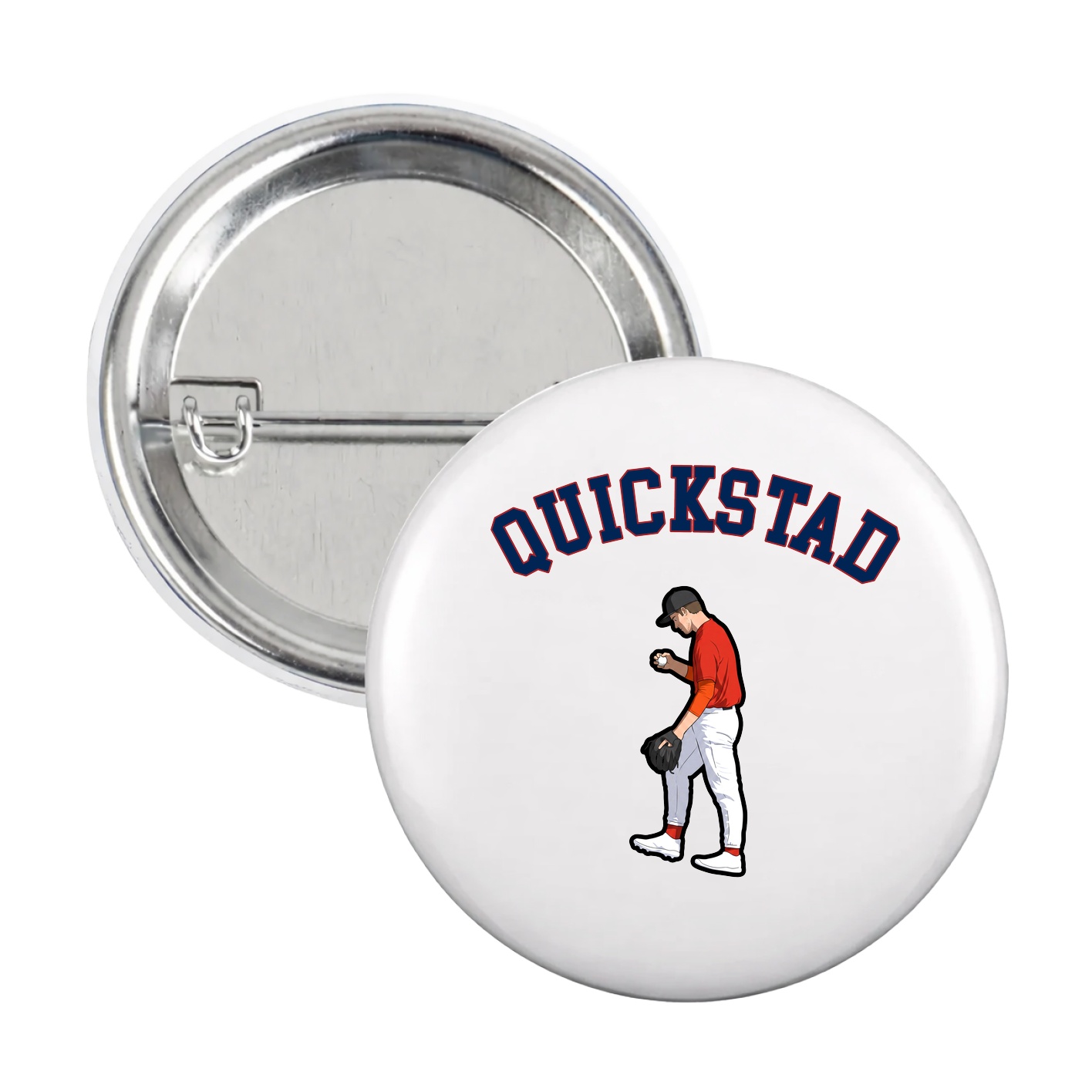 Game Day Button — Shirsey Arch in White