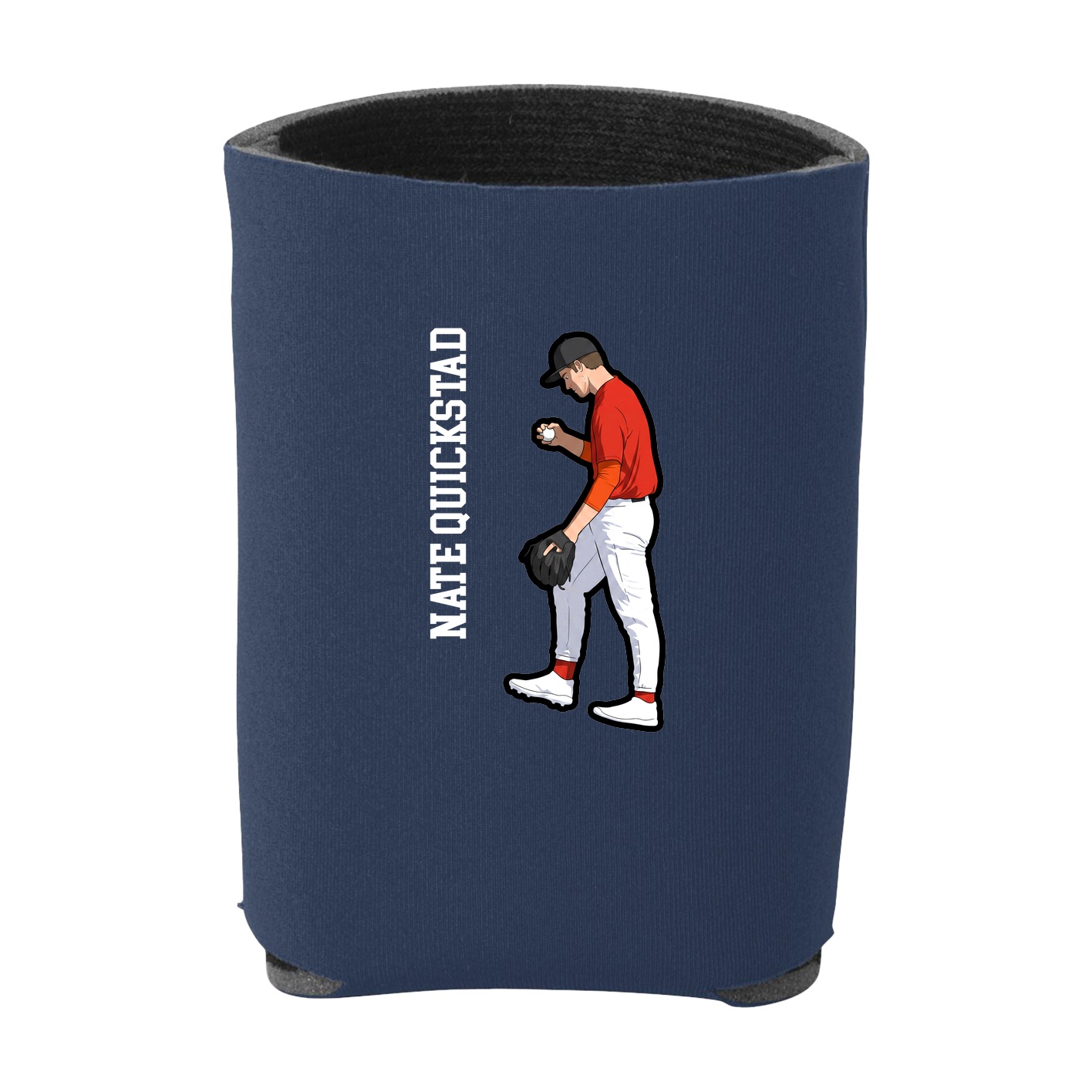 Can Holder — Name Vertical in Navy