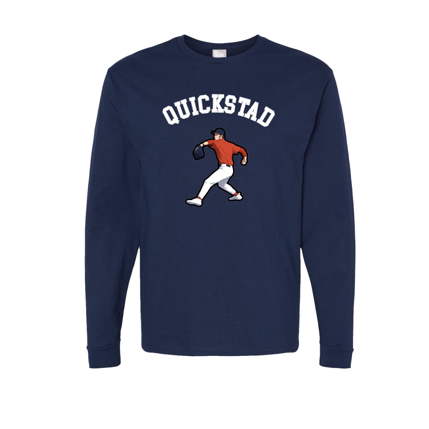 Long Sleeve Tee — Shirsey Arch in Navy