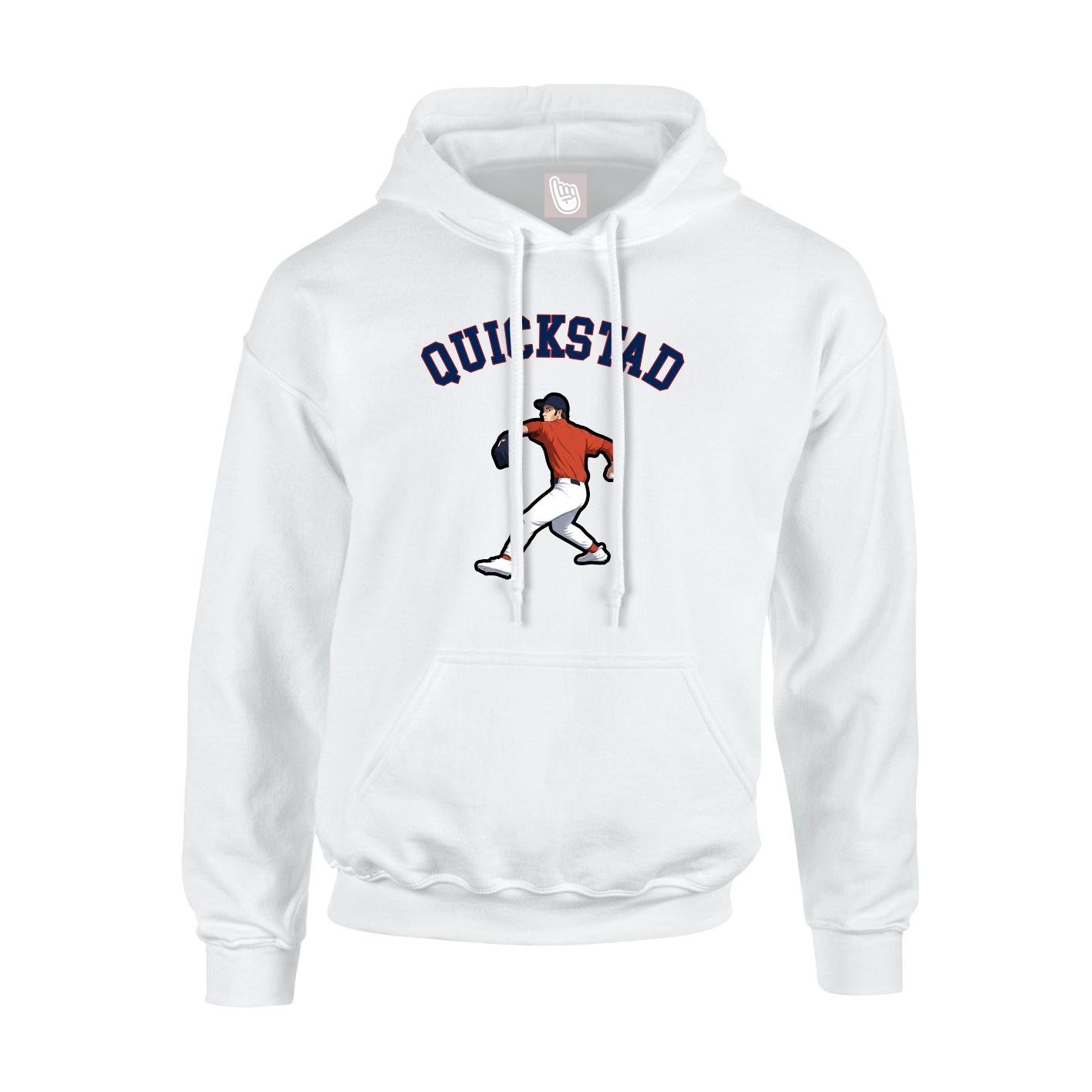 Youth Hoodie — Shirsey Arch in White