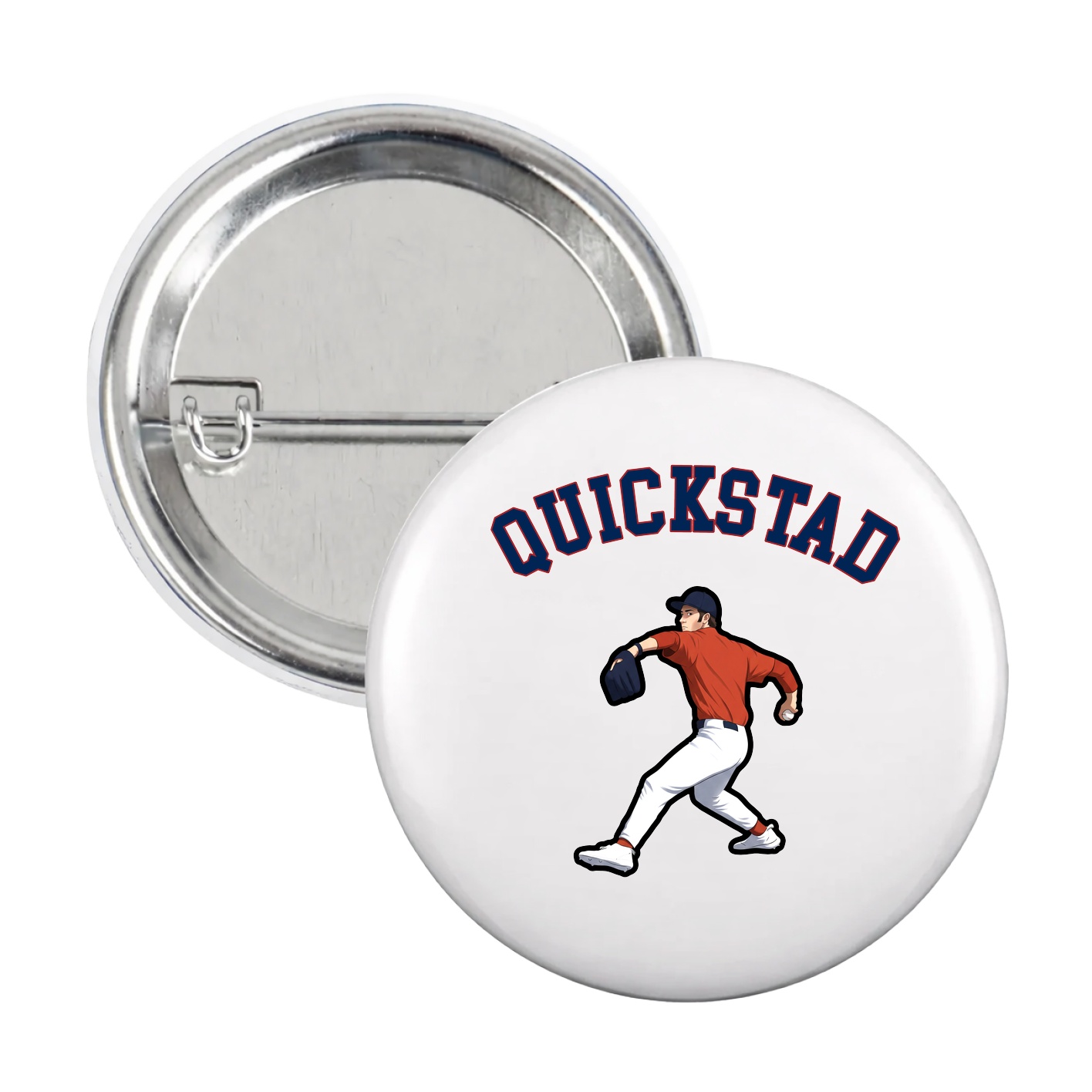 Game Day Button — Shirsey Arch in White