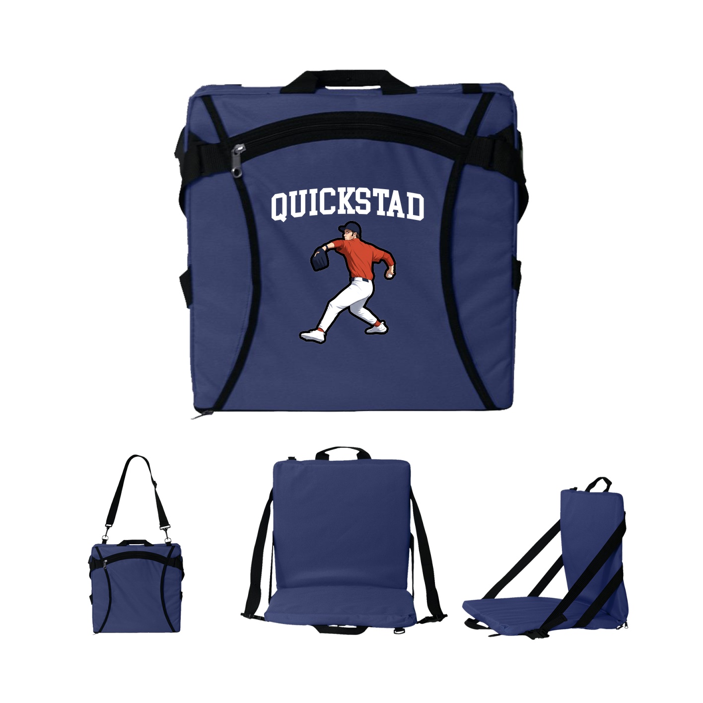 Folding Stadium Seat — Shirsey in Navy