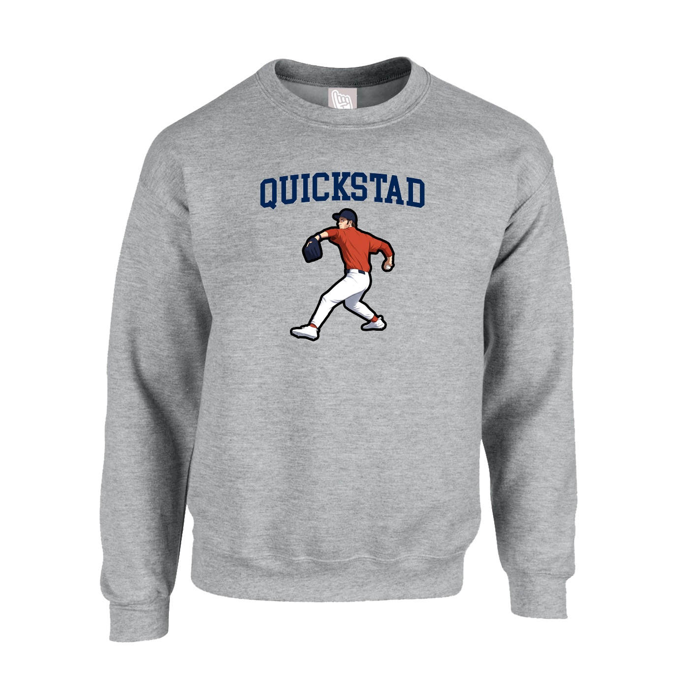 Fleece Crew — Shirsey in Grey