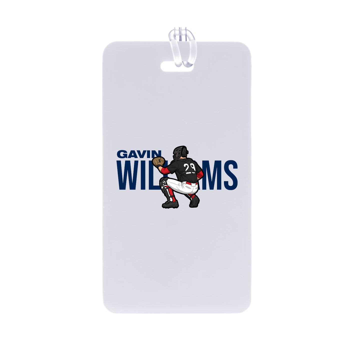 Bag Tag — Player Name in Classic
