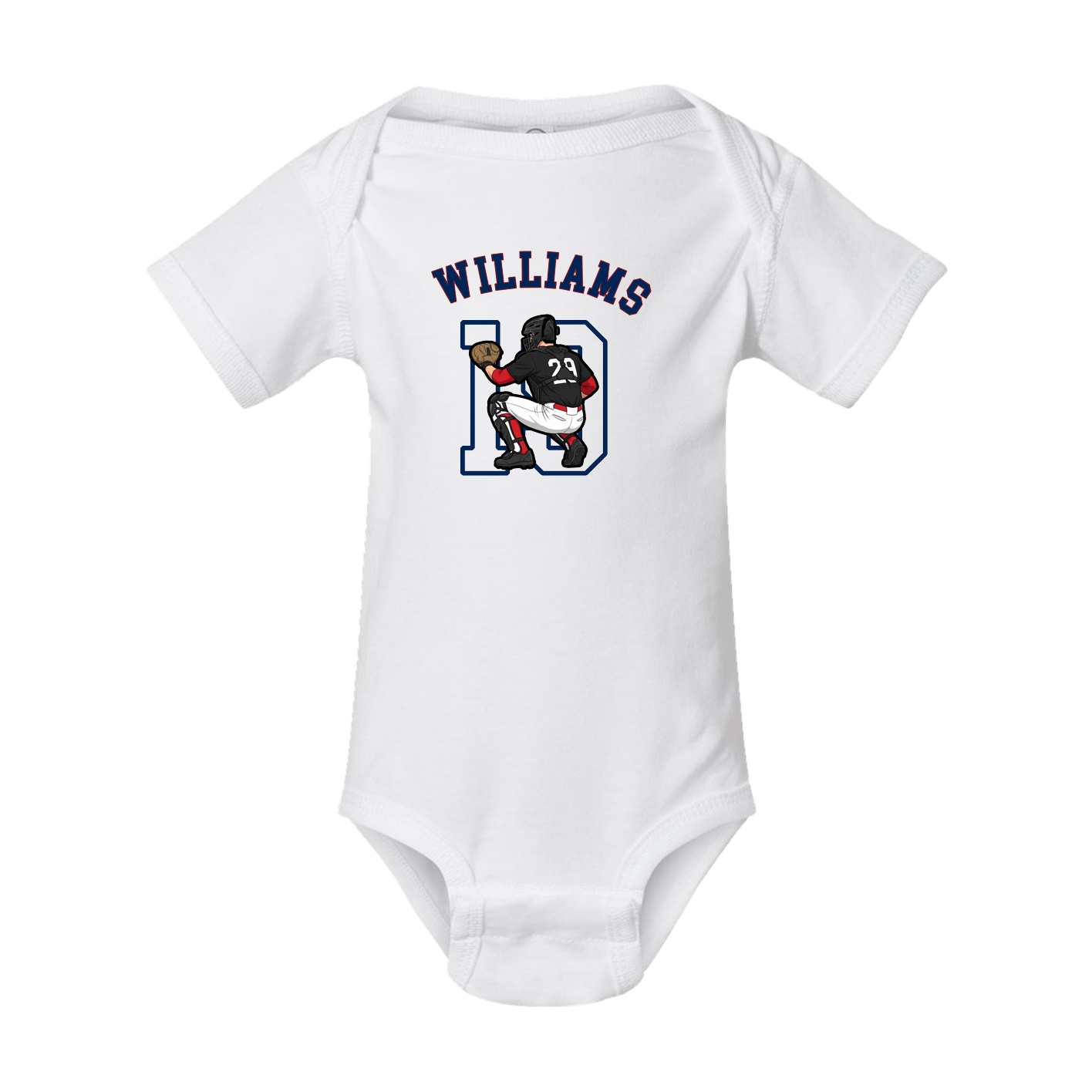 Baby Onesie — Shirsey Arch in White