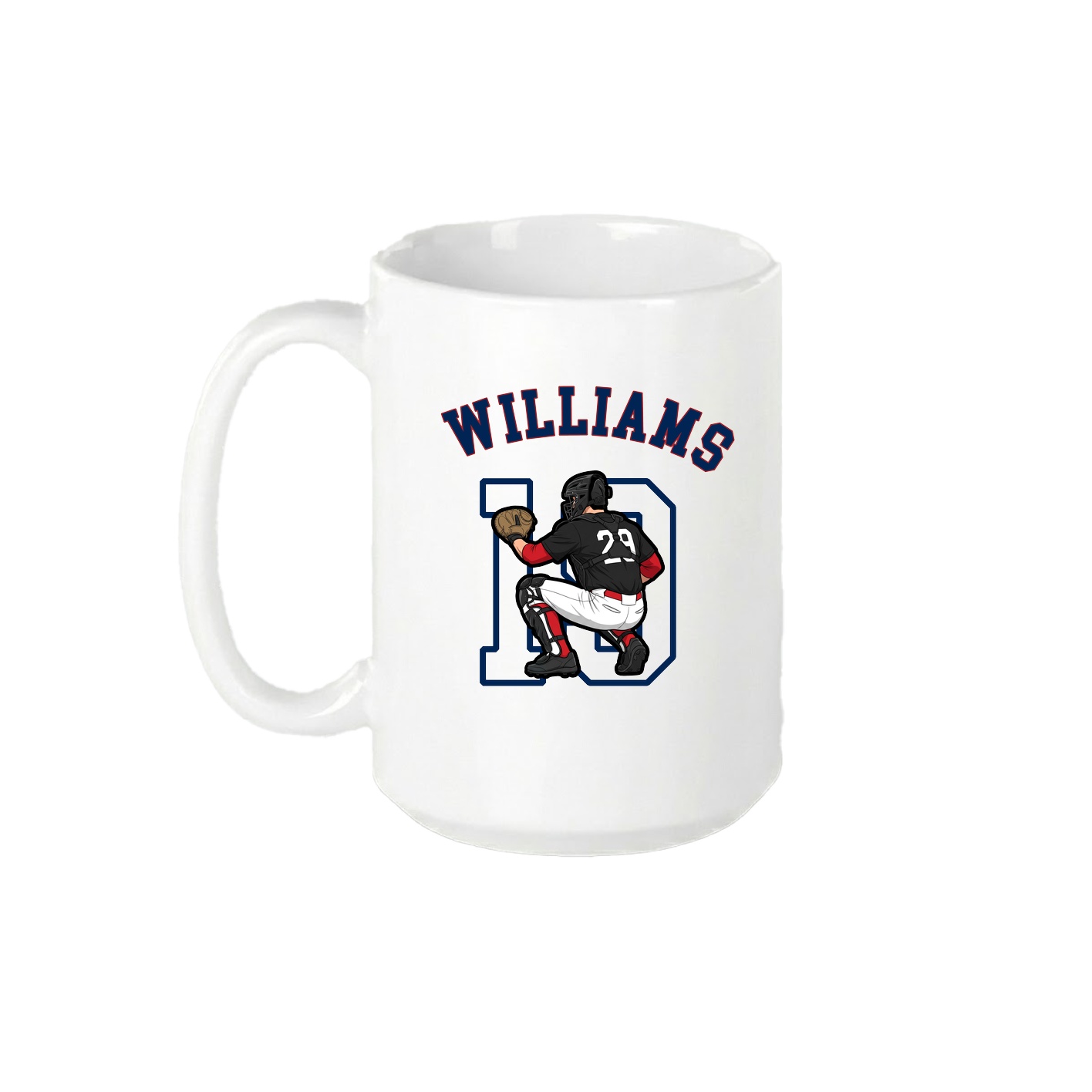15oz Coffee Mug — Shirsey Arch in White