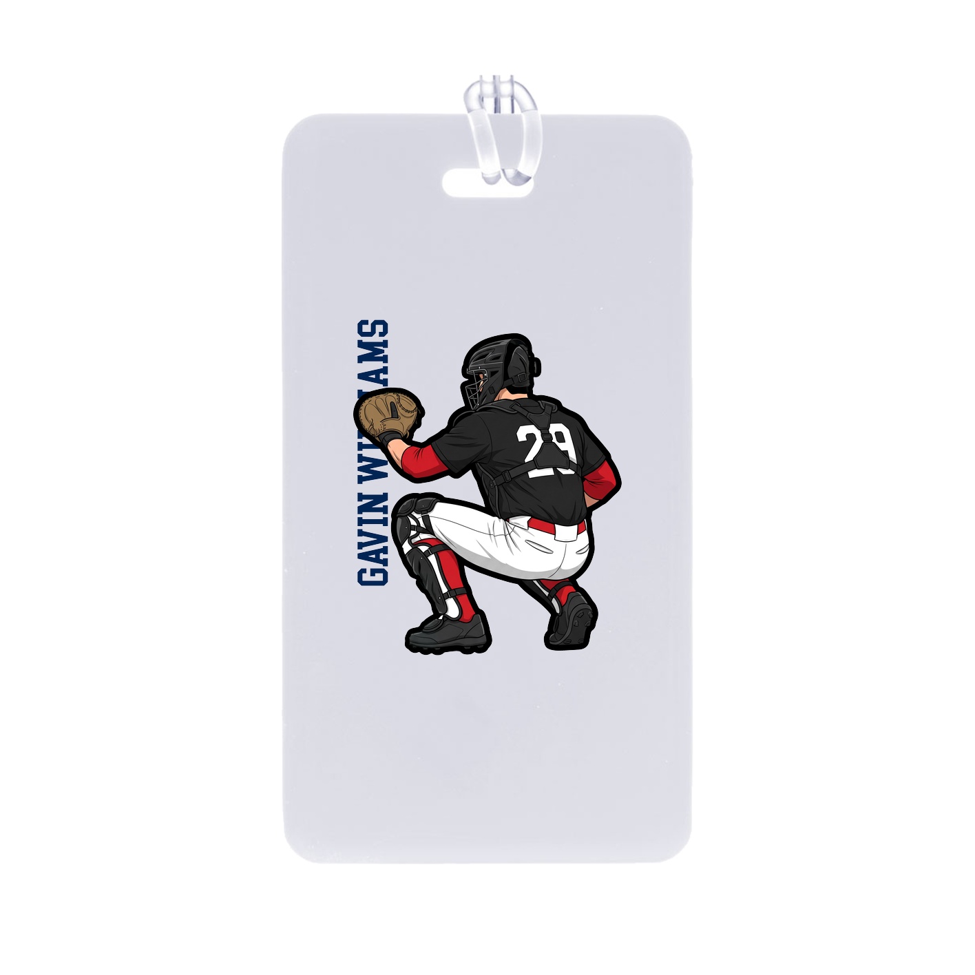 Bag Tag — Name Vertical in Classic