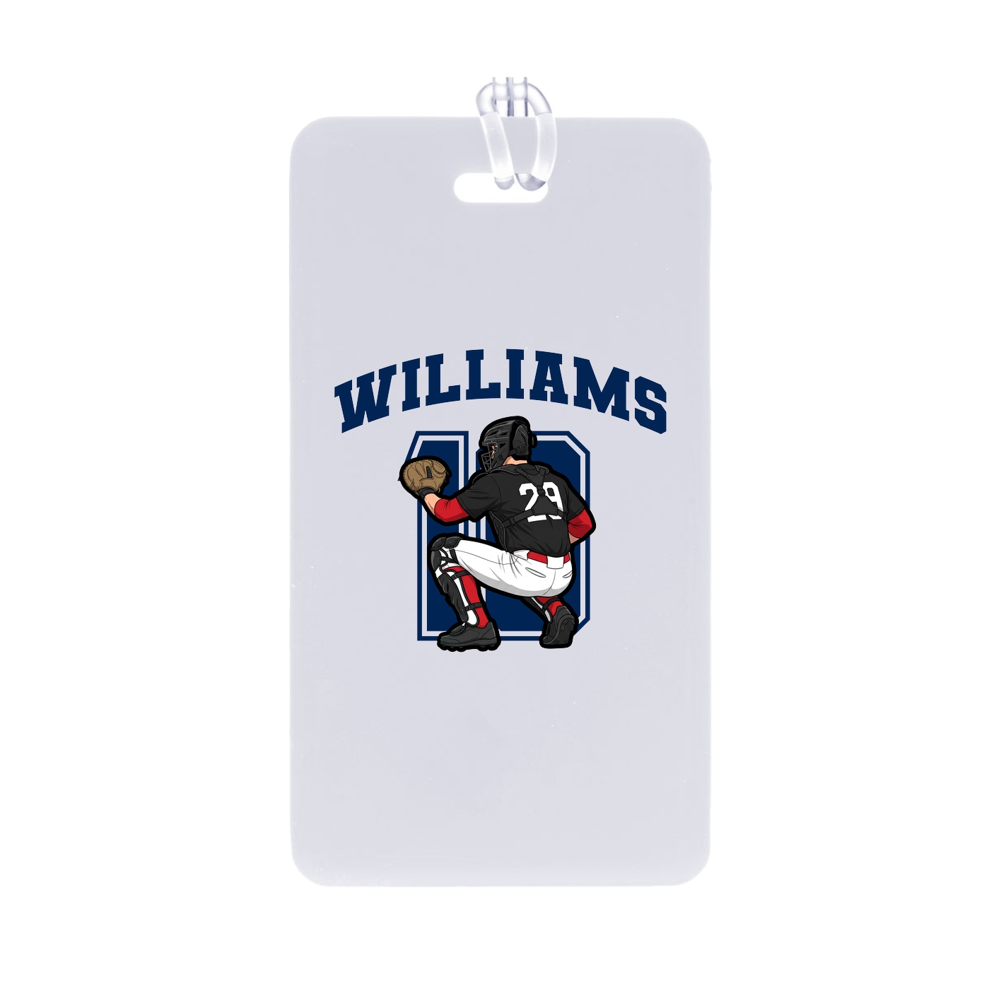 Bag Tag — Number in Classic