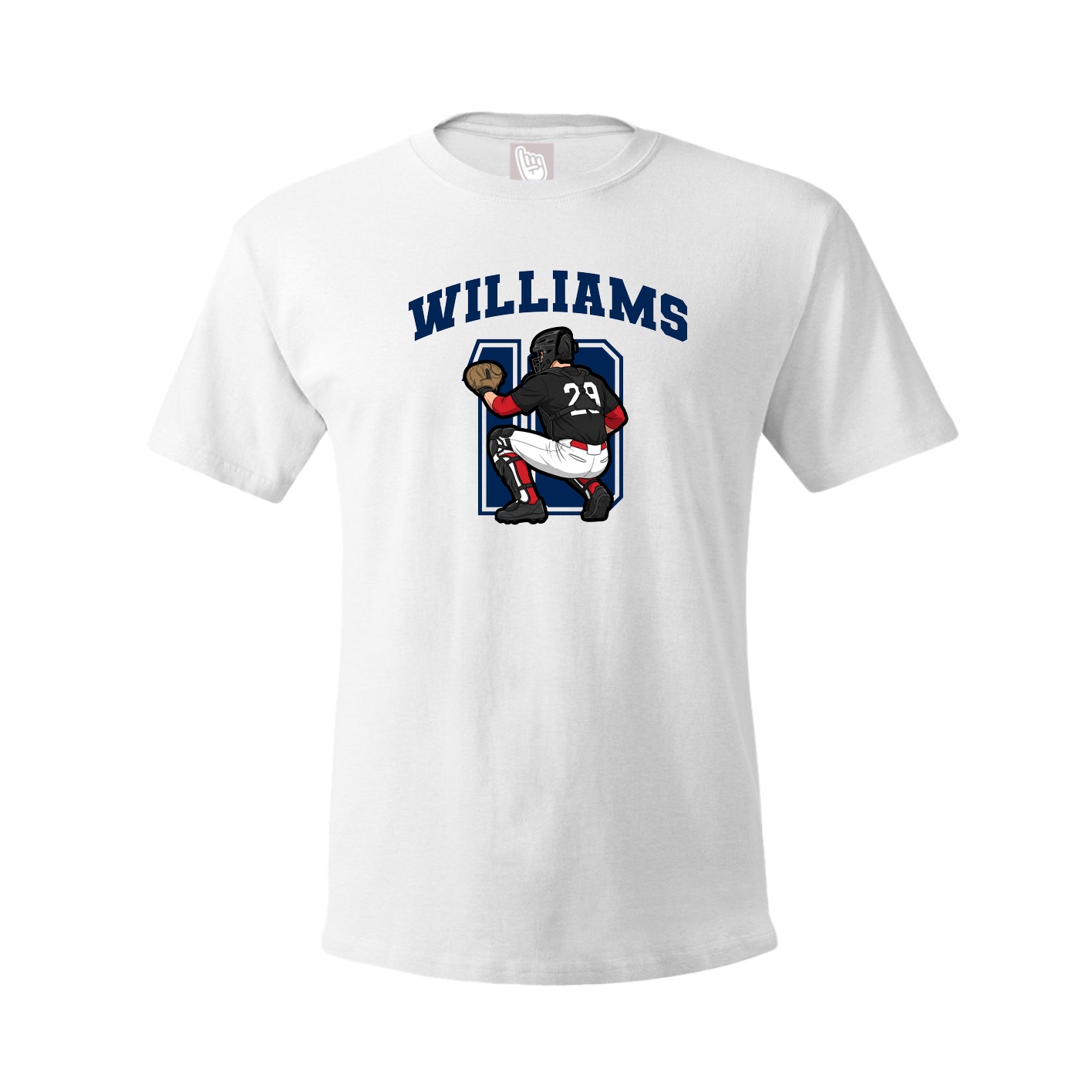 Tee — Number in White
