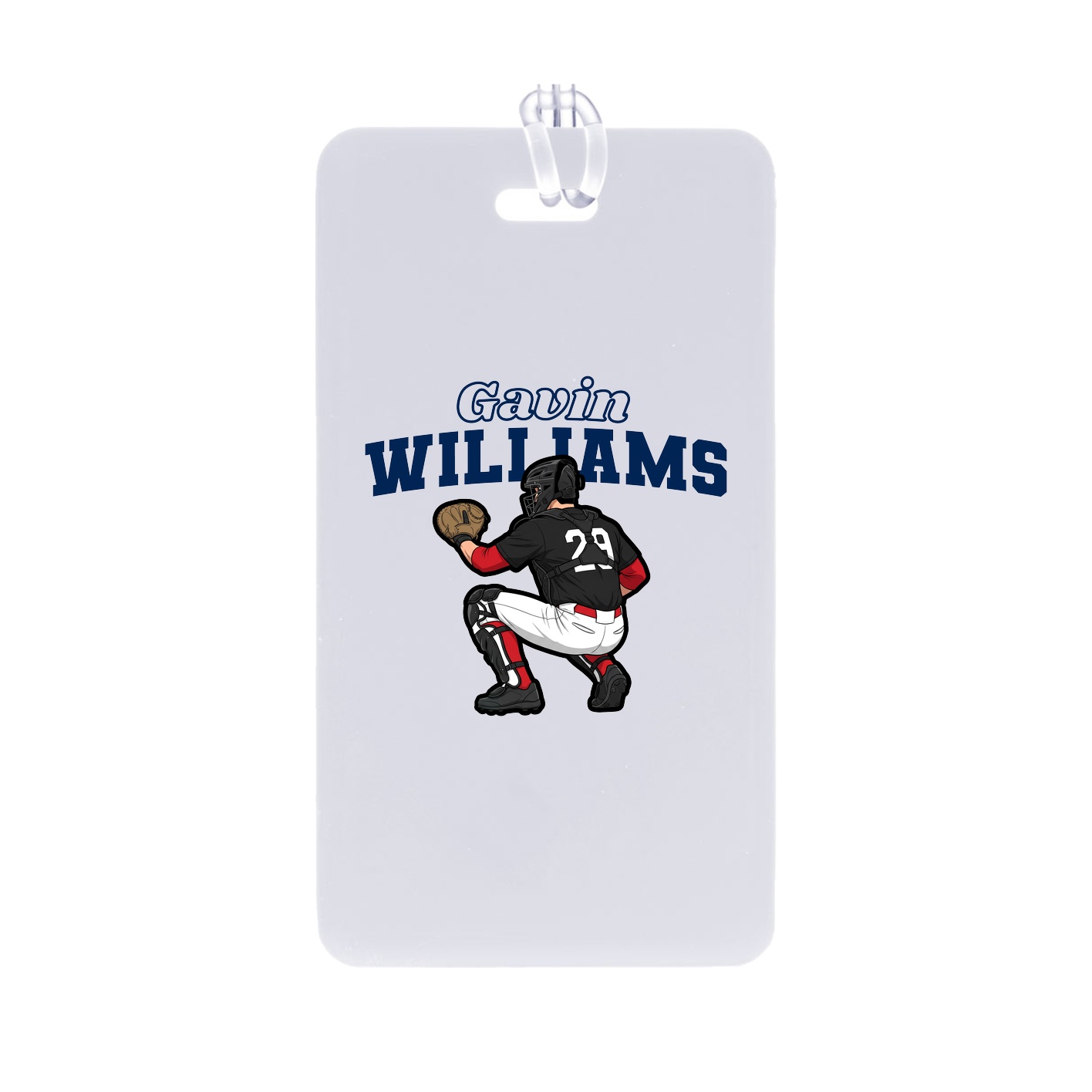 Bag Tag — Name Arch in Classic