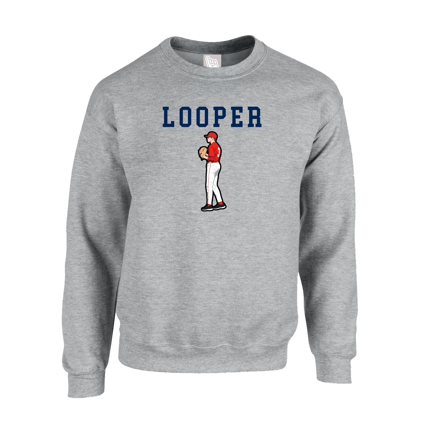 Fleece Crew — Shirsey in Grey