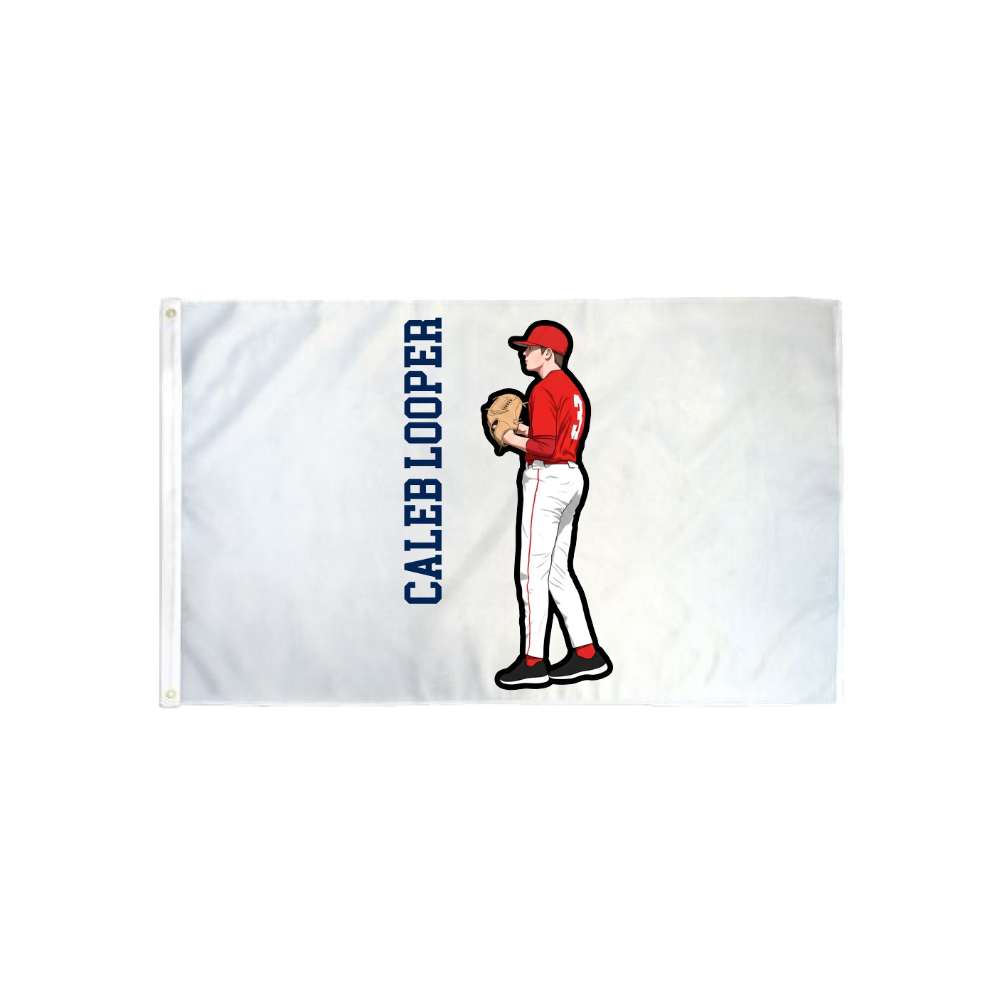3x5 Flag — Name Vertical in Classic
