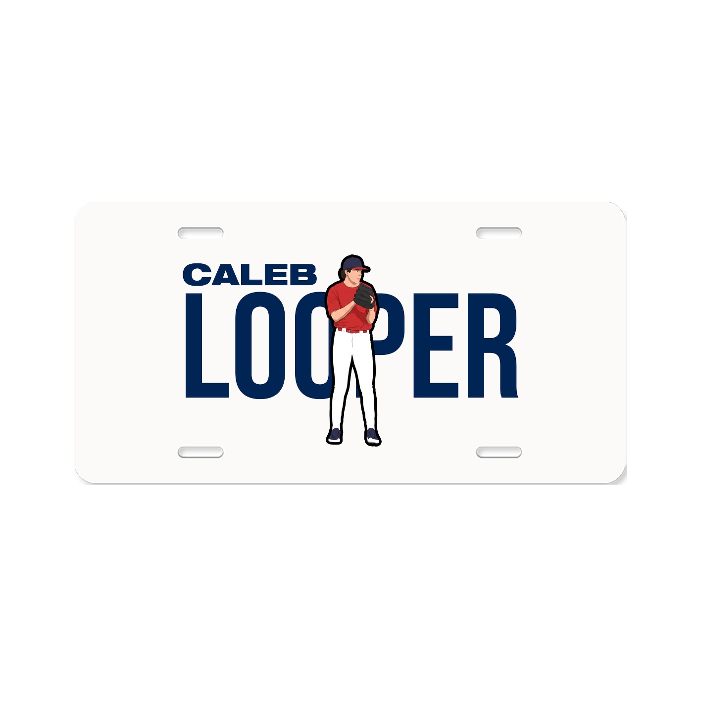 License Plate — Player Name in Classic