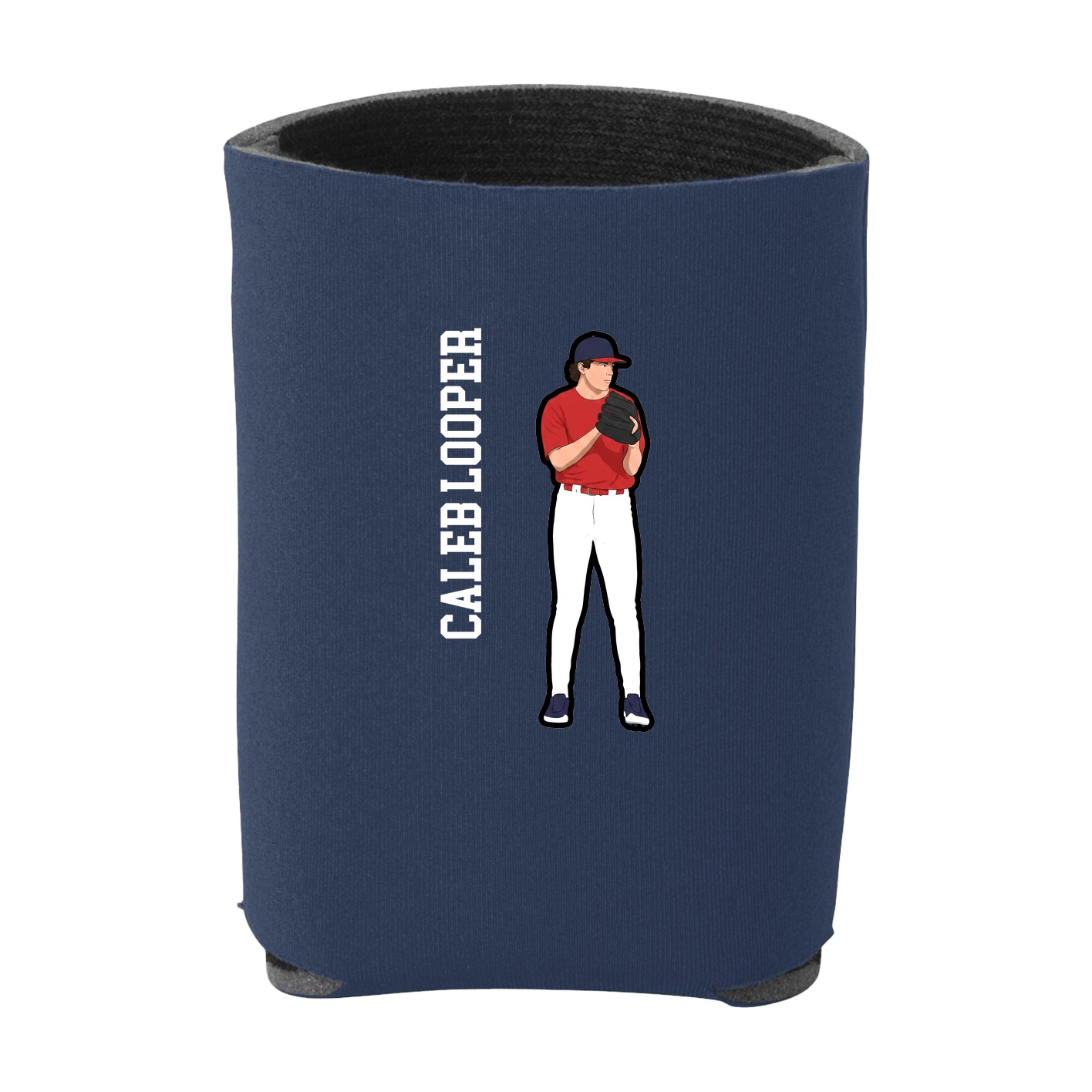Can Holder — Name Vertical in Navy