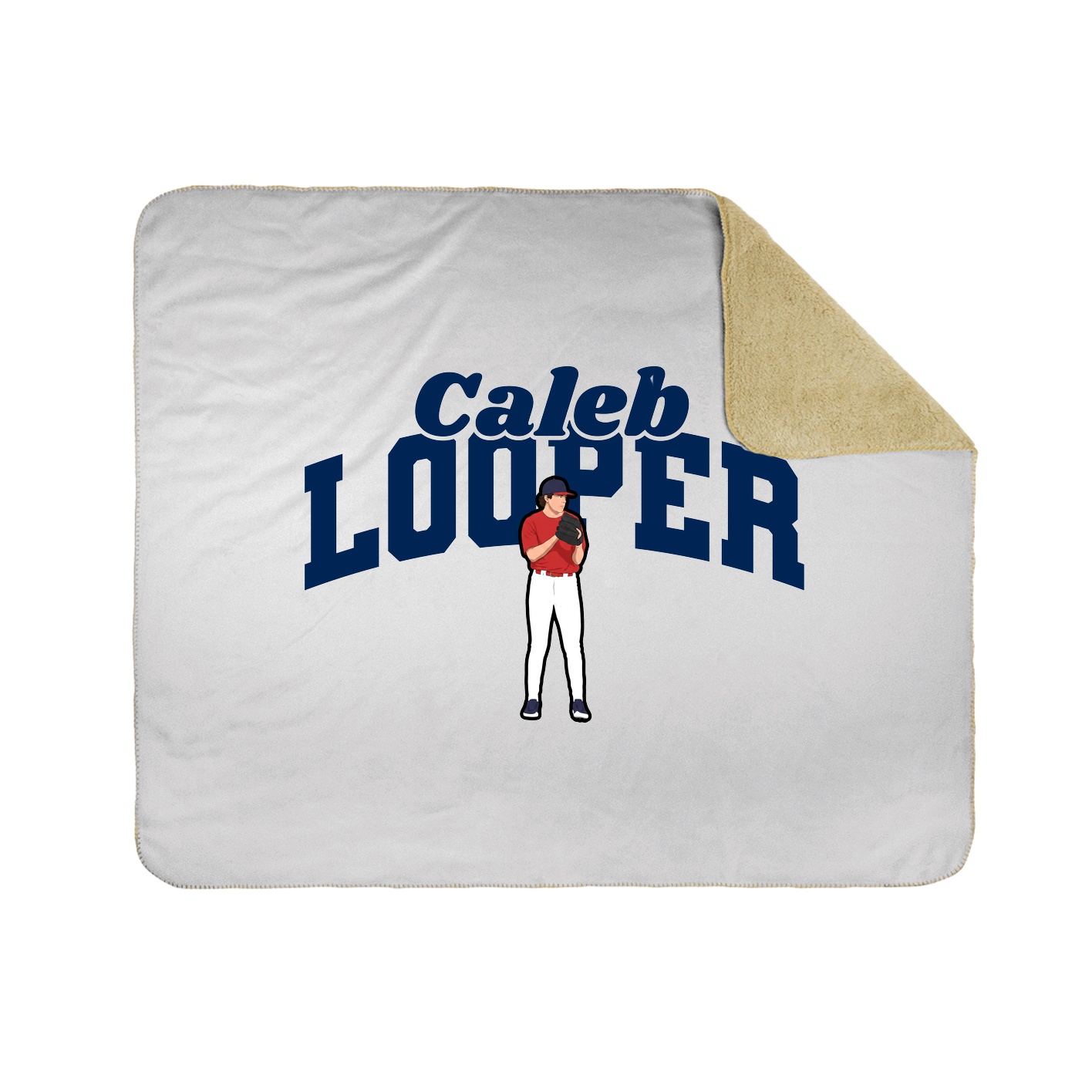 Throw Blanket — Signature Arch in White