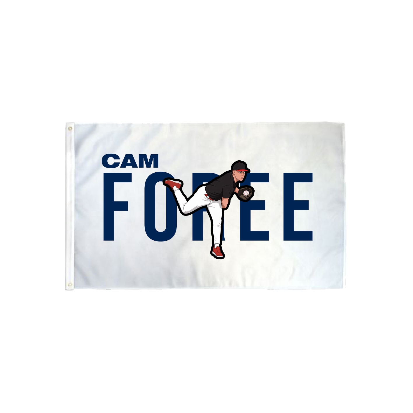 3x5 Flag — Player Name in Classic