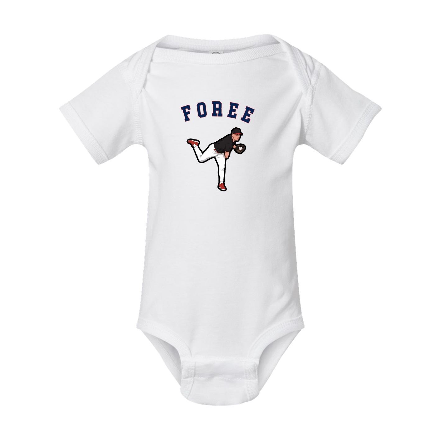 Baby Onesie — Shirsey Arch in White