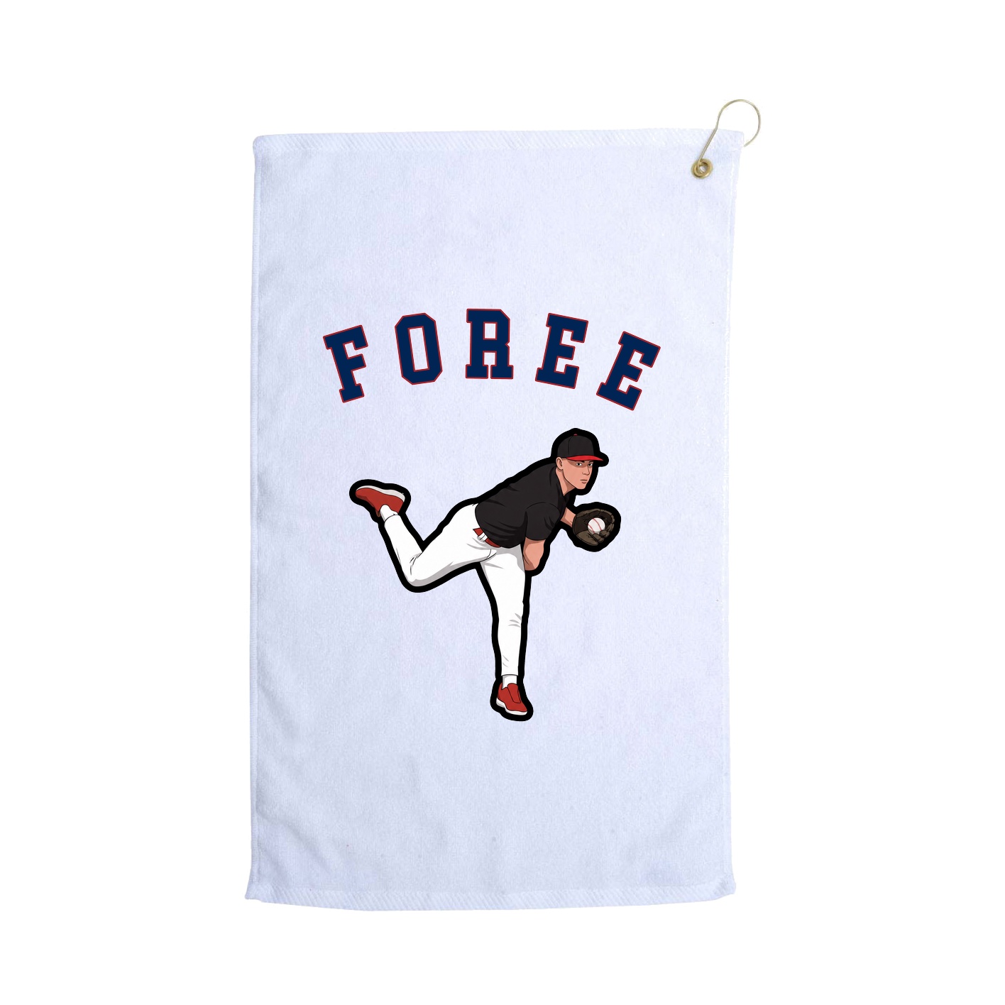 Golf Towel — Shirsey Arch in White