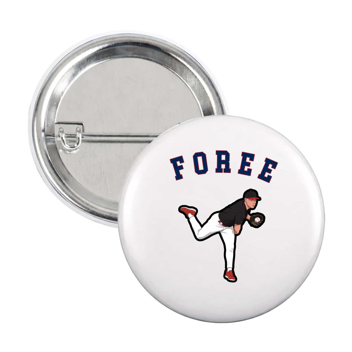 Game Day Button — Shirsey Arch in White