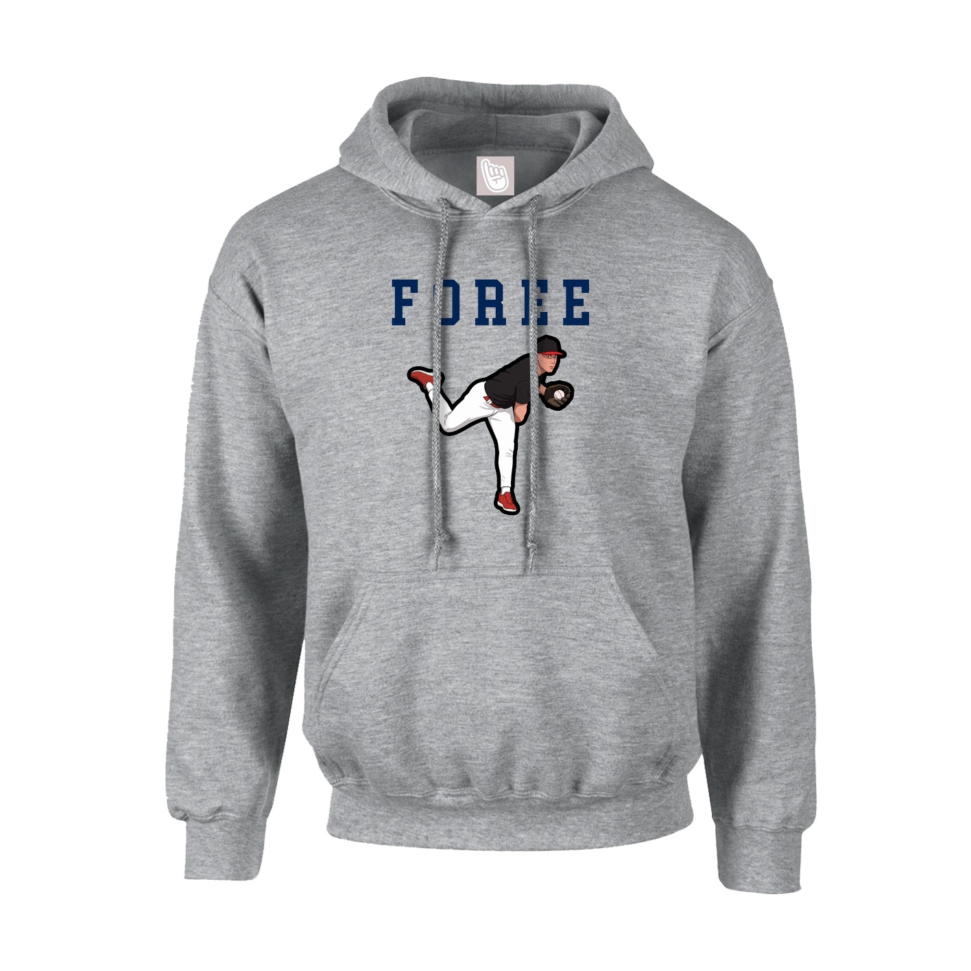 Hoodie — Shirsey in Grey