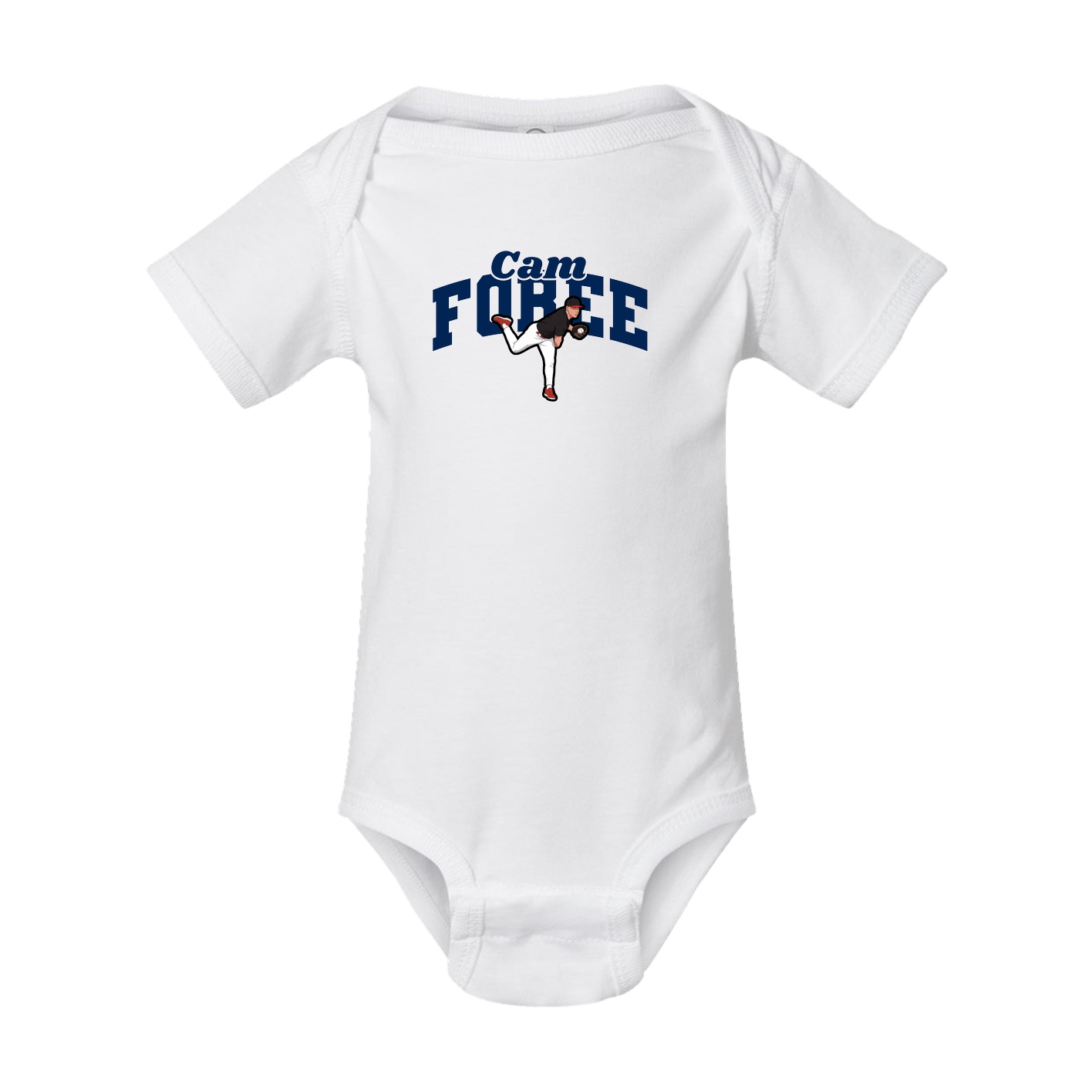 Baby Onesie — Signature Arch in White