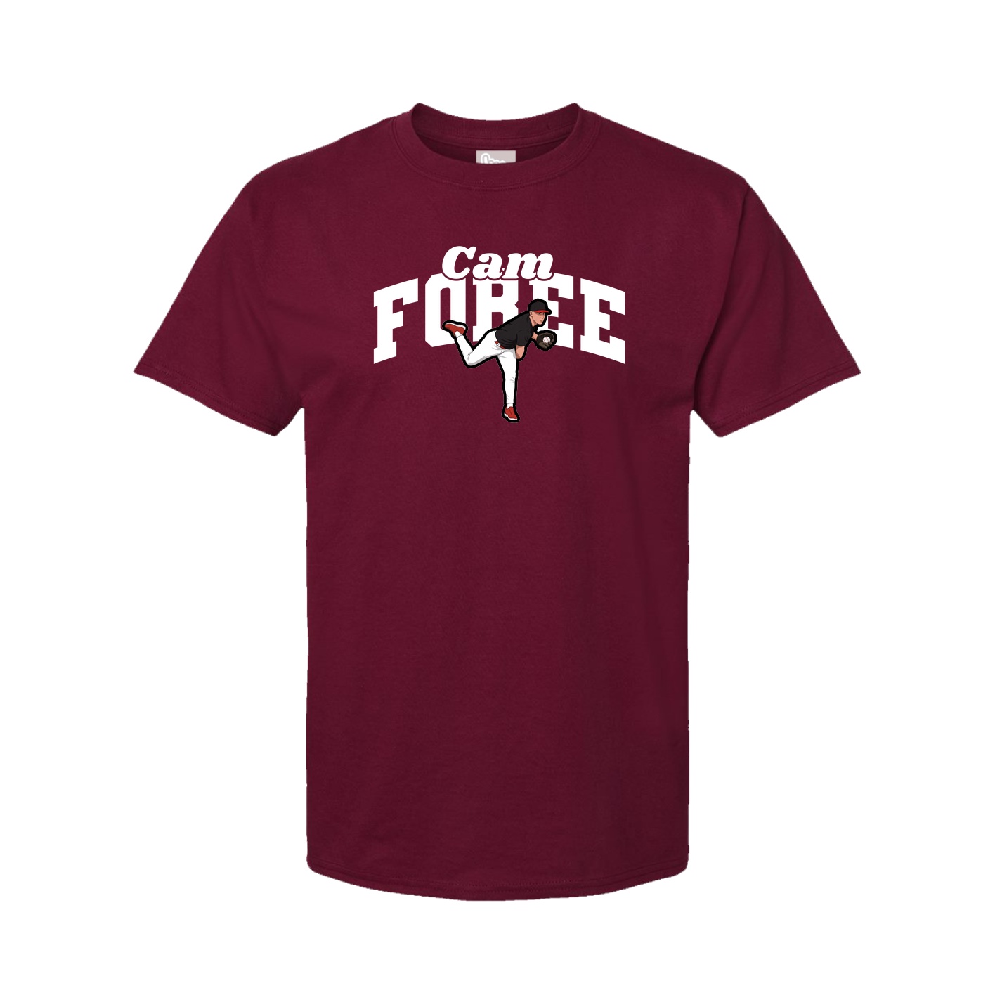 Youth Tee — Signature Arch in Cardinal