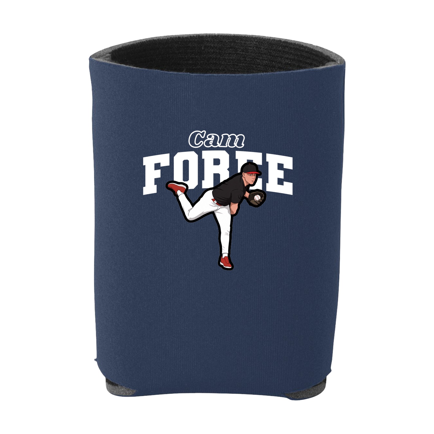 Can Holder — Name Arch in Navy