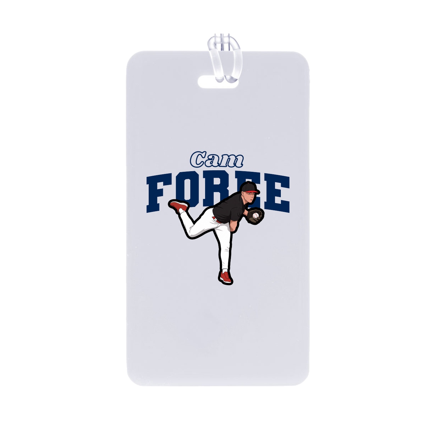 Bag Tag — Name Arch in Classic