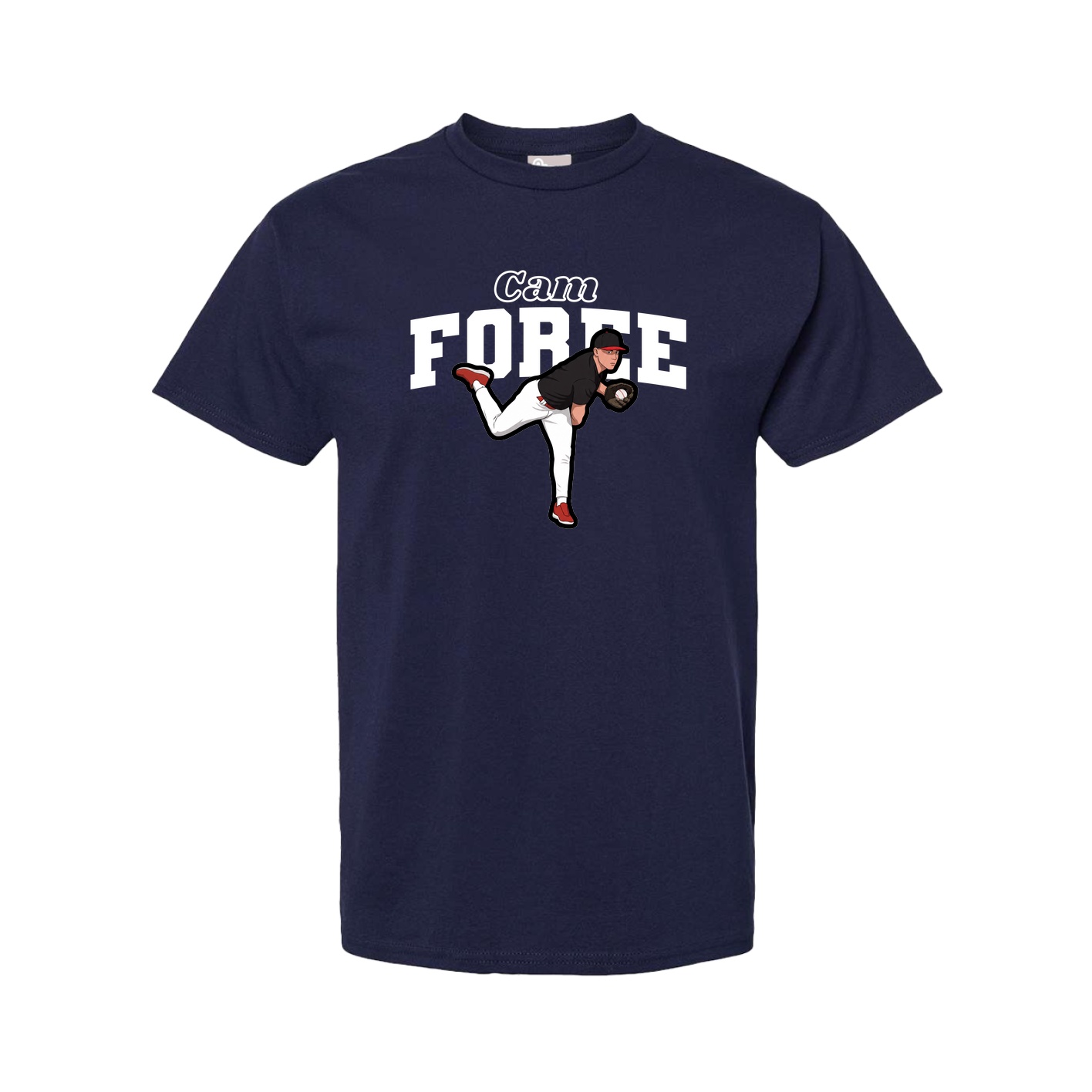Tee — Name Arch in Navy