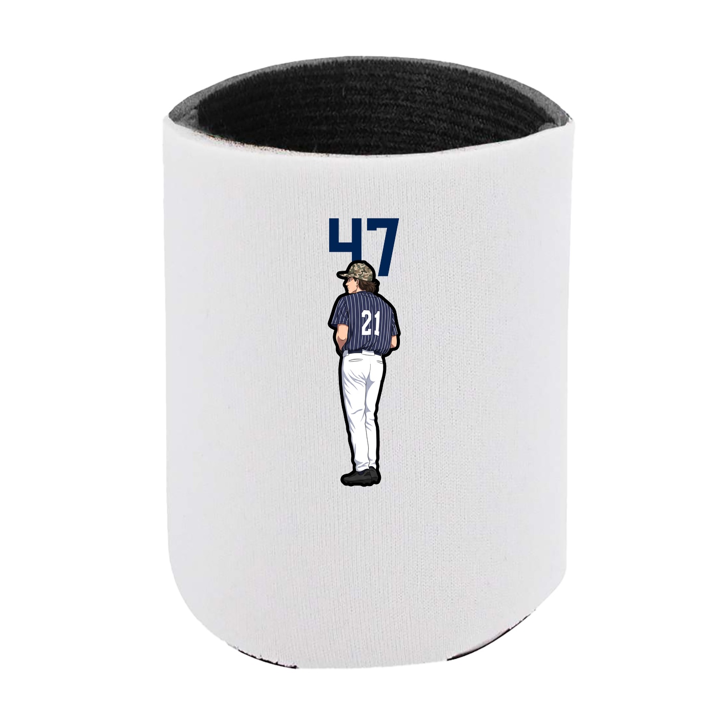 Can Holder — Number Top in White