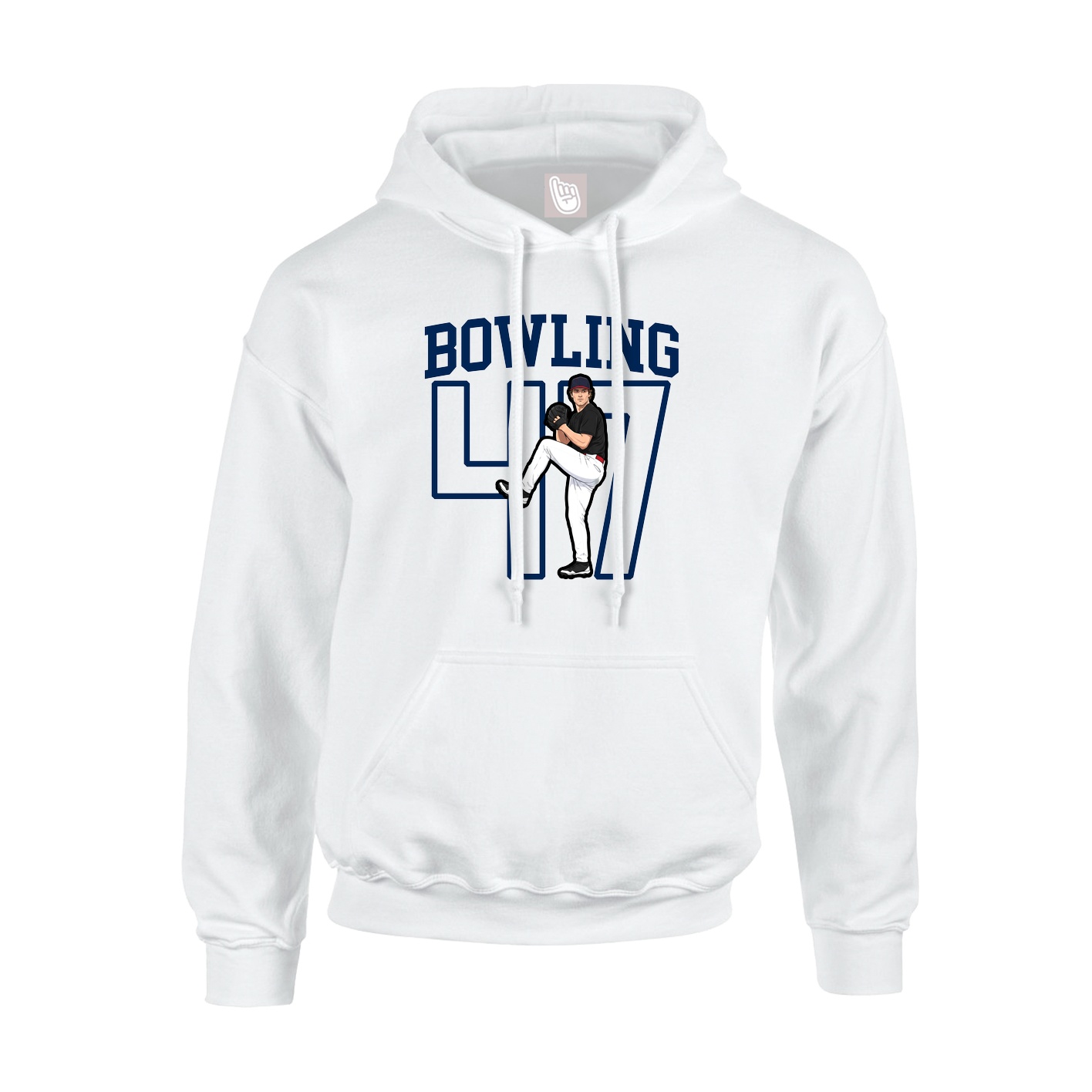 Hoodie — Shirsey in White