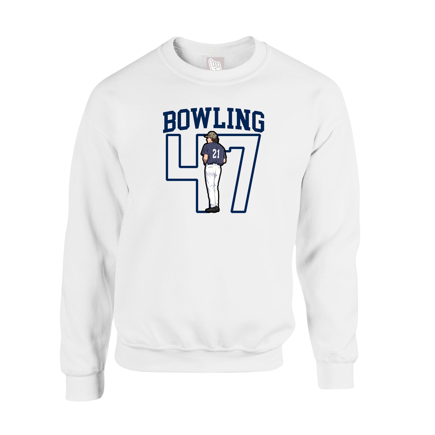 Fleece Crew — Shirsey in White