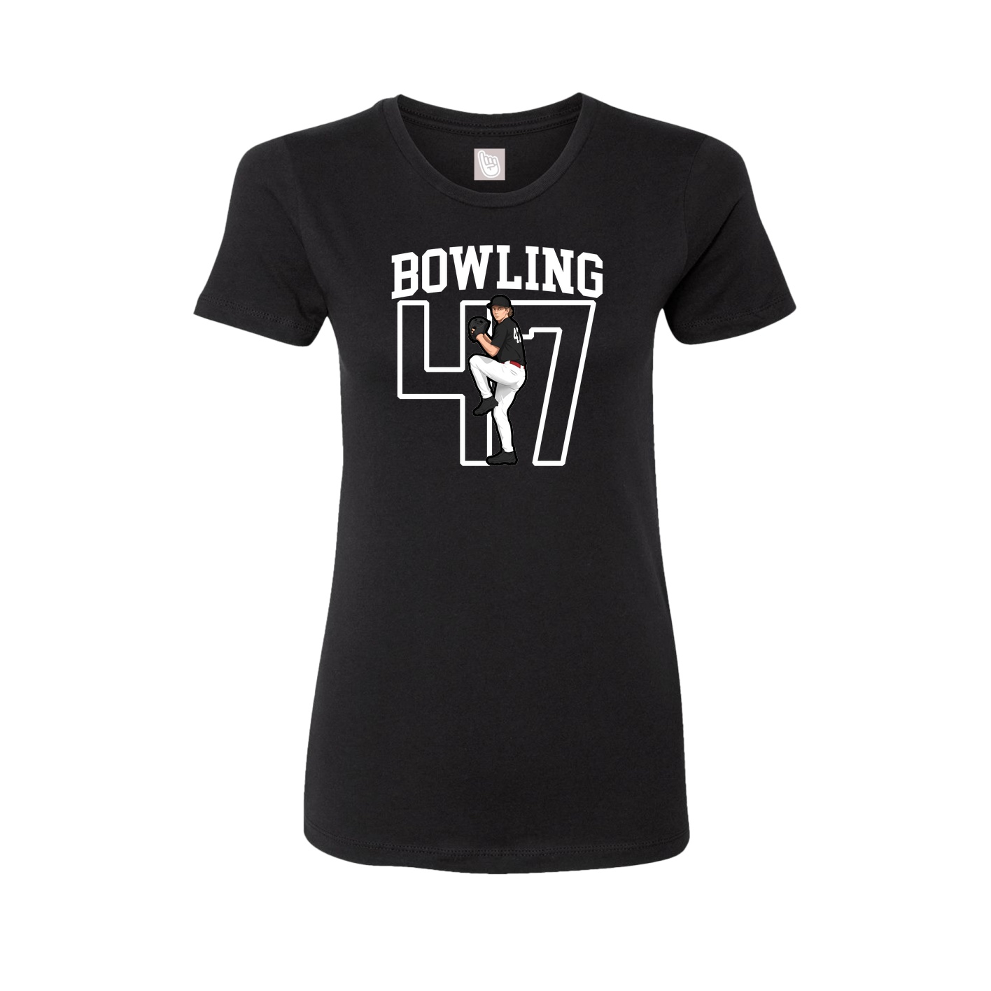 Fitted Women's Tee — Shirsey in Black