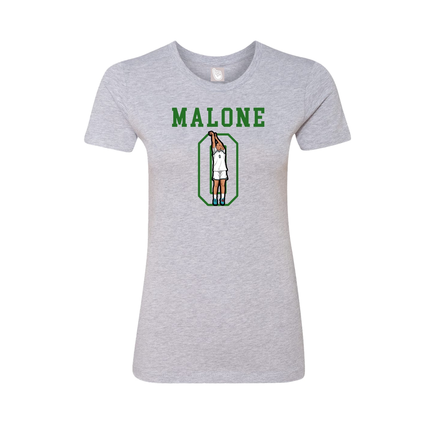 Fitted Women's Tee — Shirsey in Grey