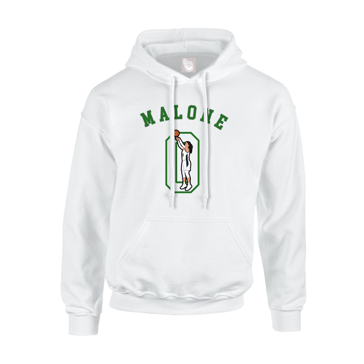 Hoodie — Shirsey Arch in White