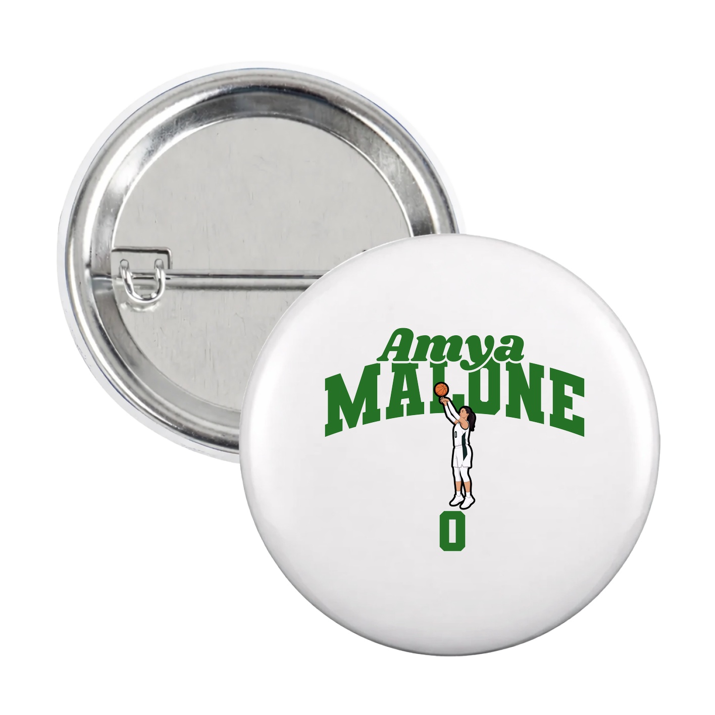 Game Day Button — Signature Arch in White