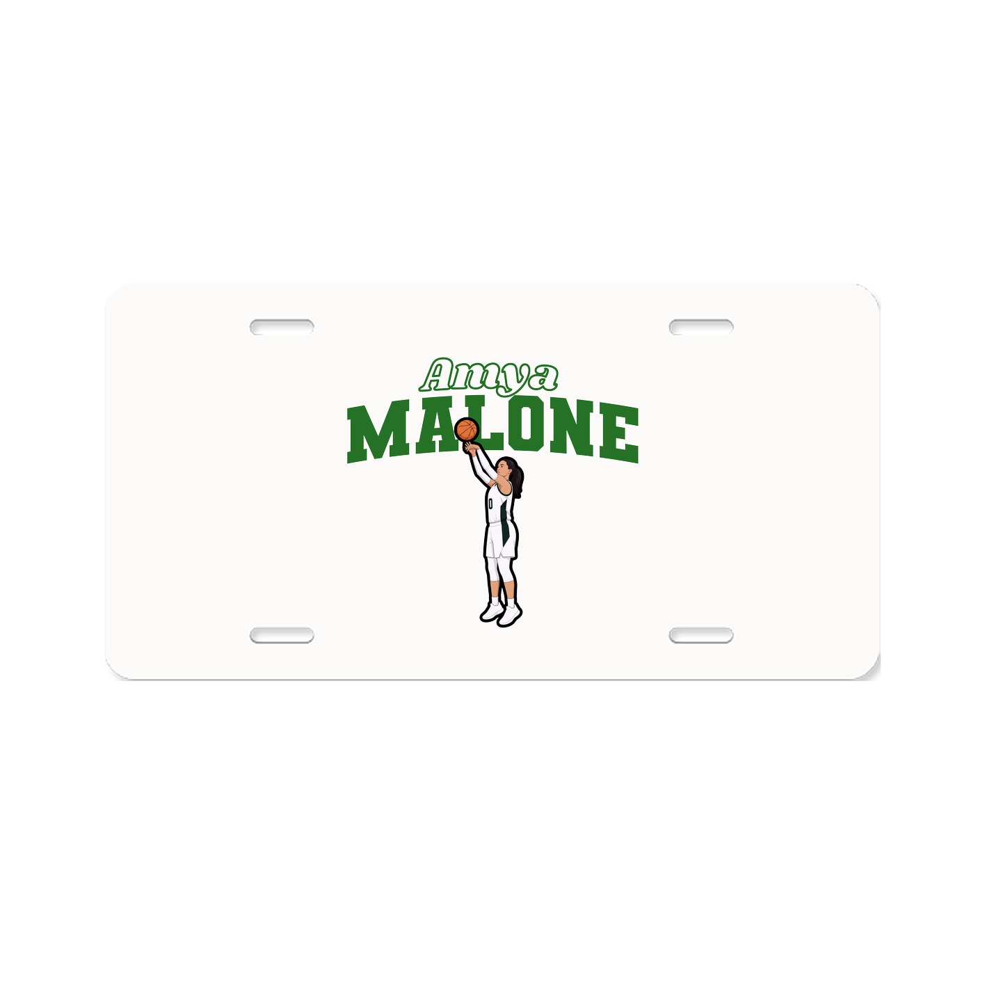 License Plate — Name Arch in Classic