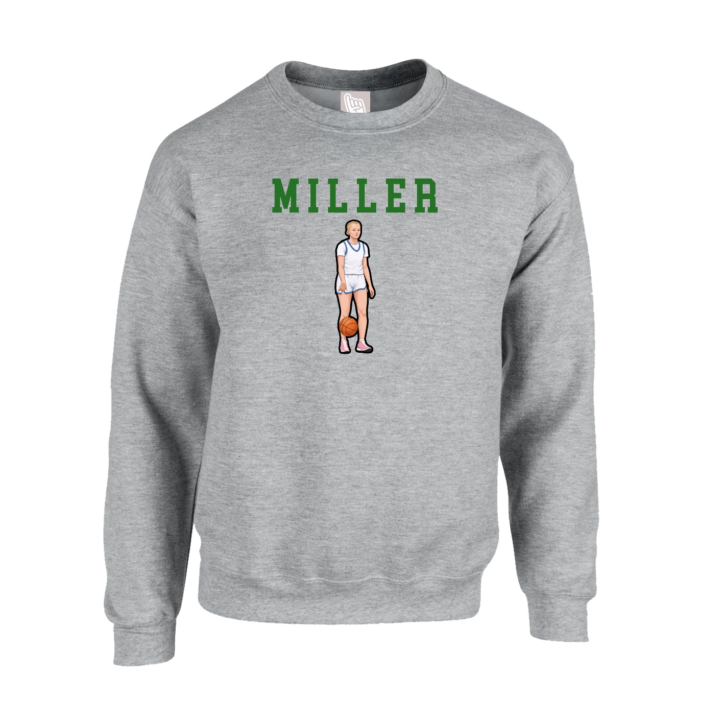 Fleece Crew — Shirsey in Grey