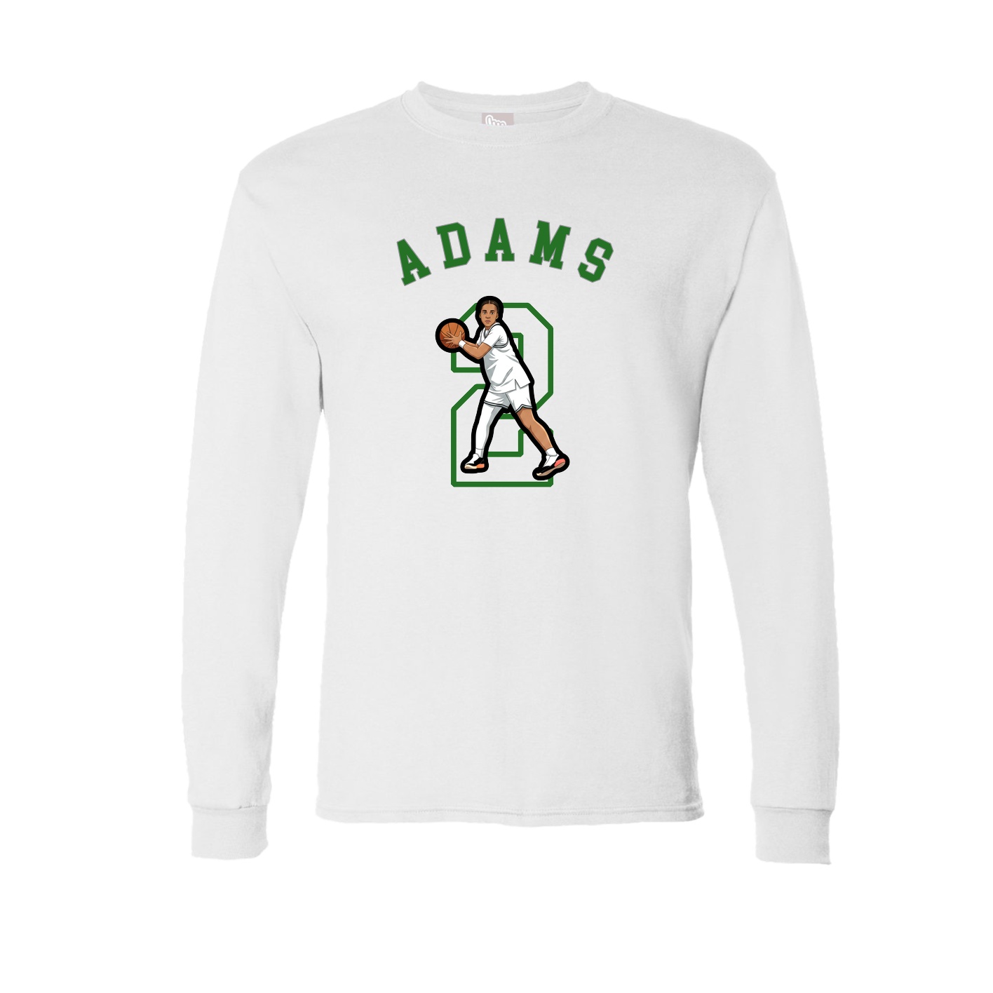 Long Sleeve Tee — Shirsey Arch in White