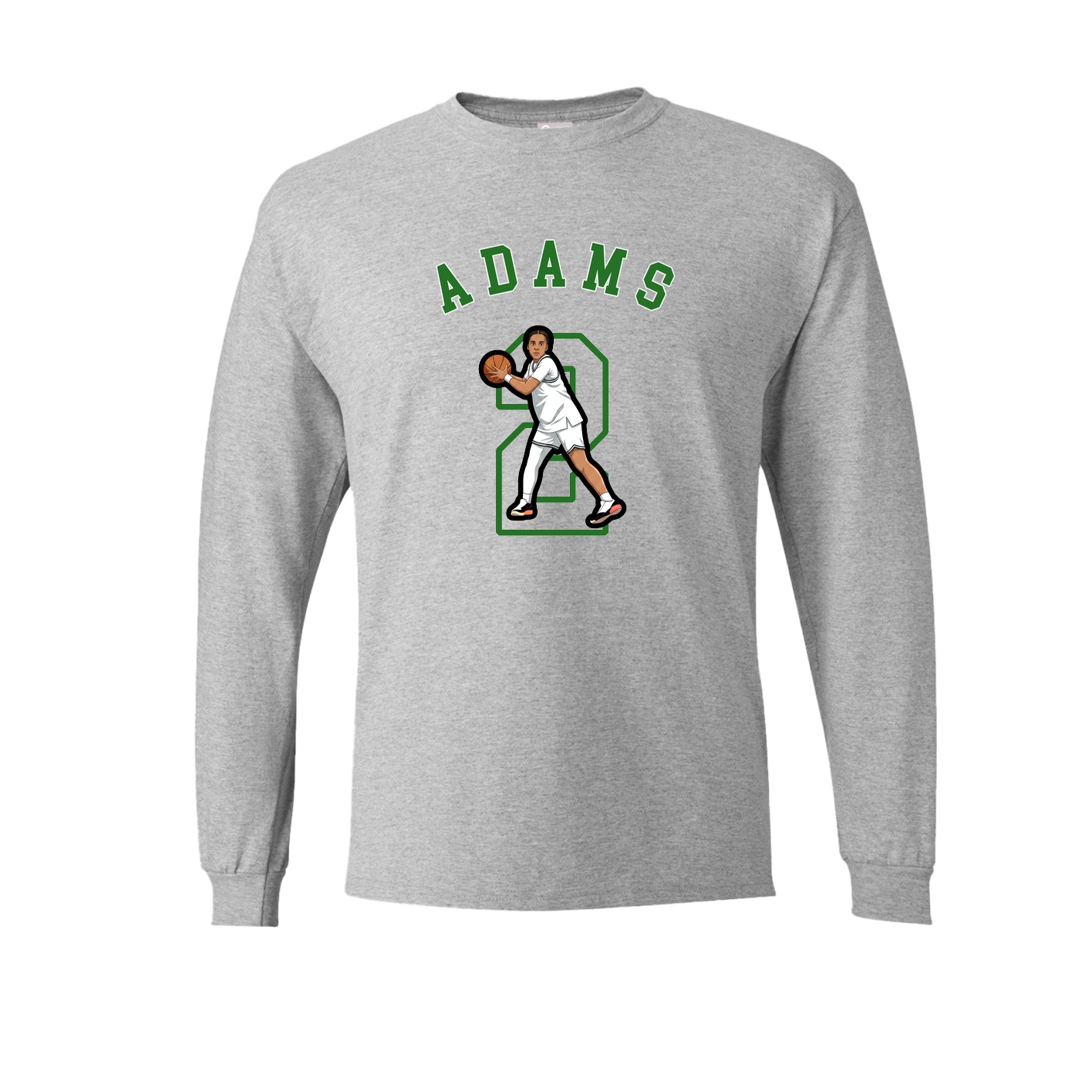 Long Sleeve Tee — Shirsey Arch in Grey