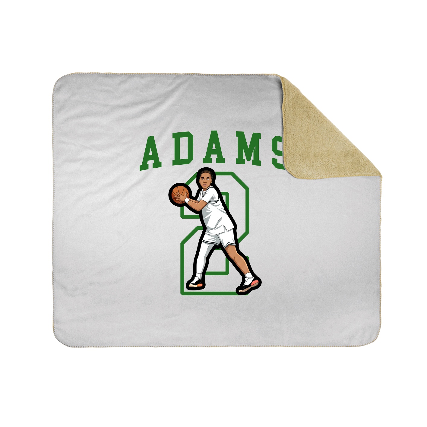 Throw Blanket — Shirsey in White
