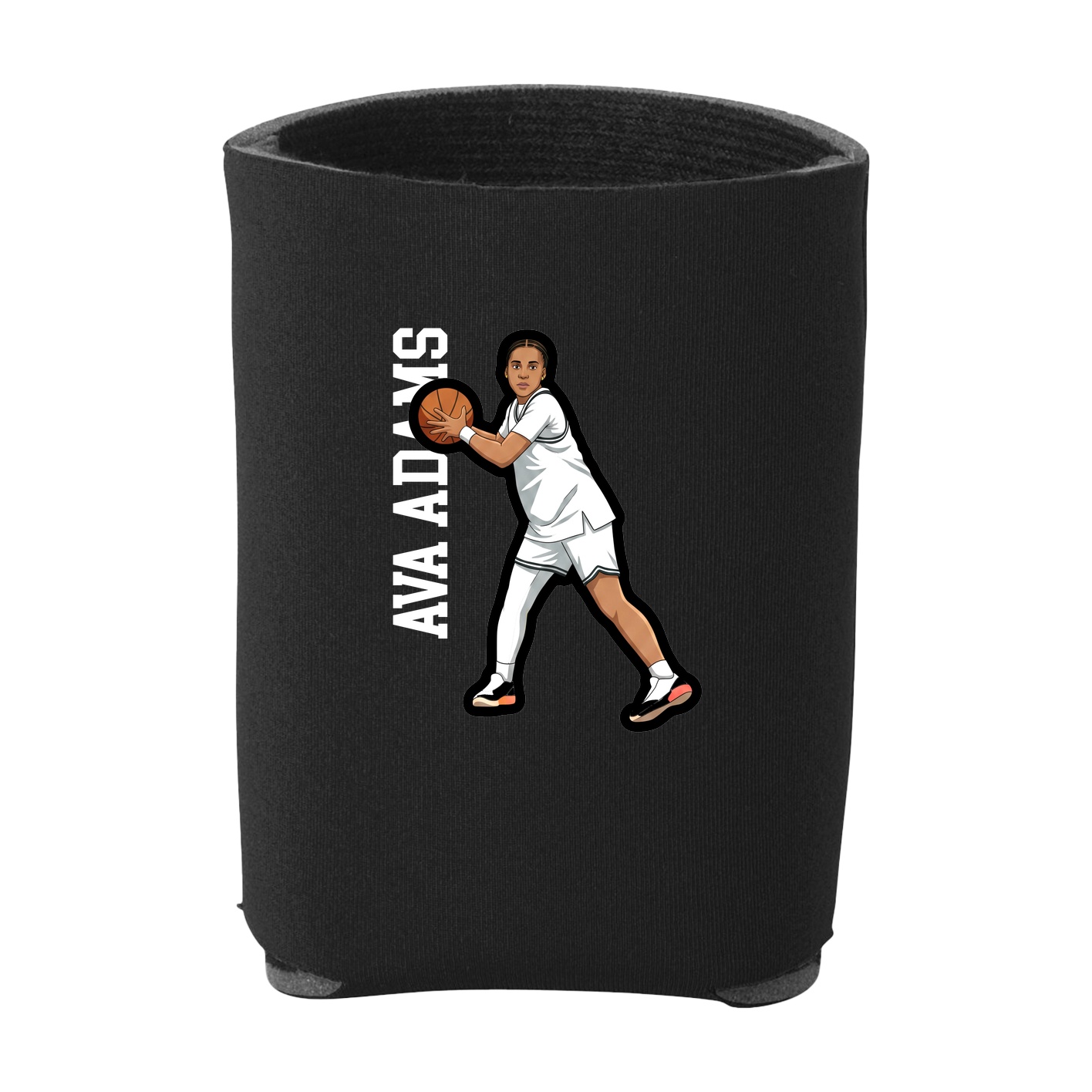 Can Holder — Name Vertical in Black