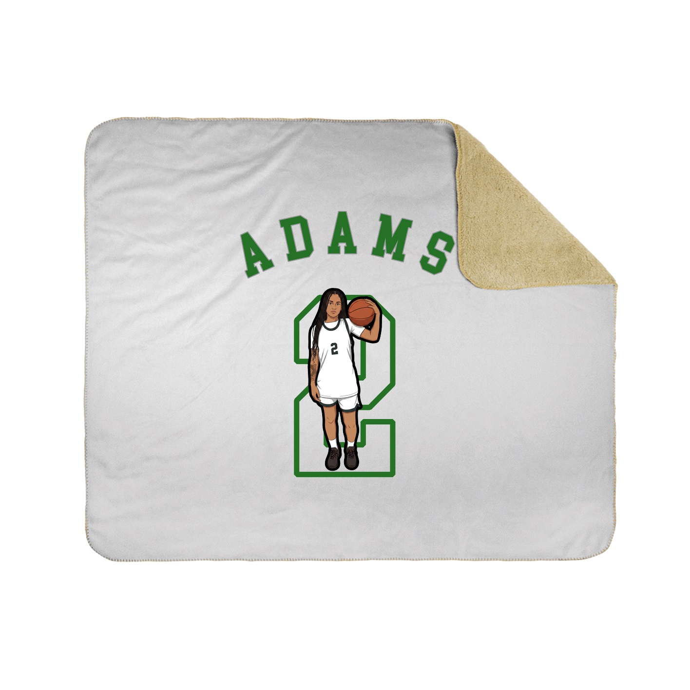 Throw Blanket — Shirsey Arch in White
