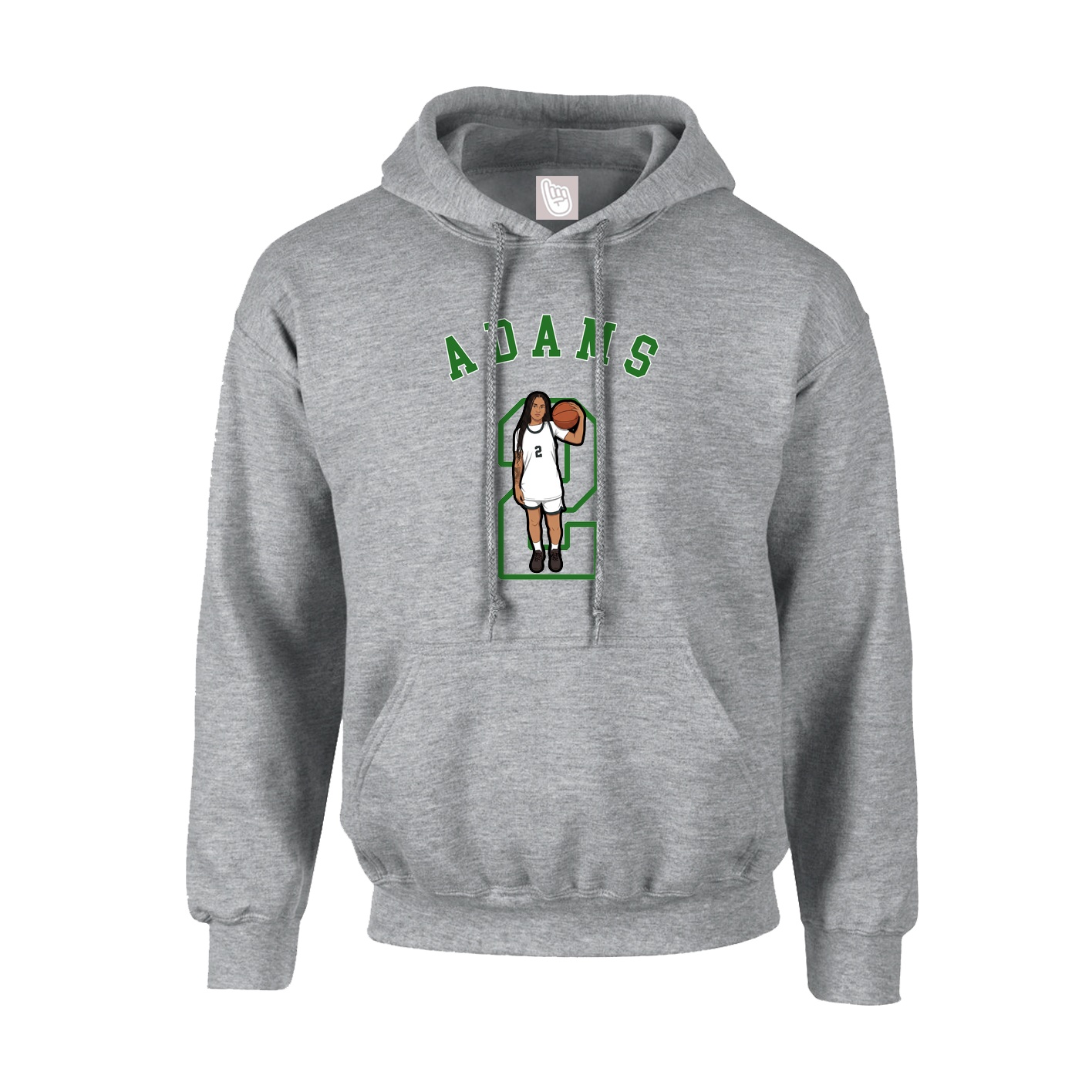 Youth Hoodie — Shirsey Arch in Grey