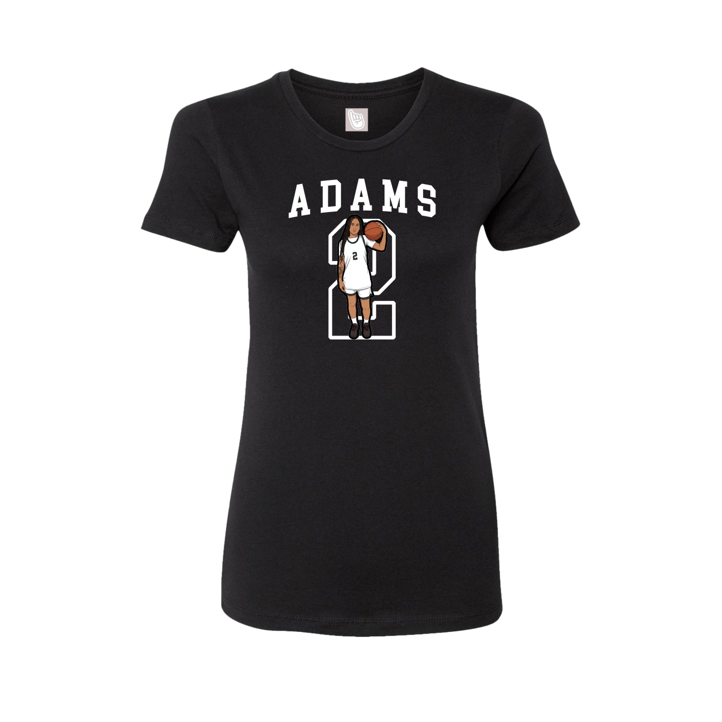 Fitted Women's Tee — Shirsey in Black