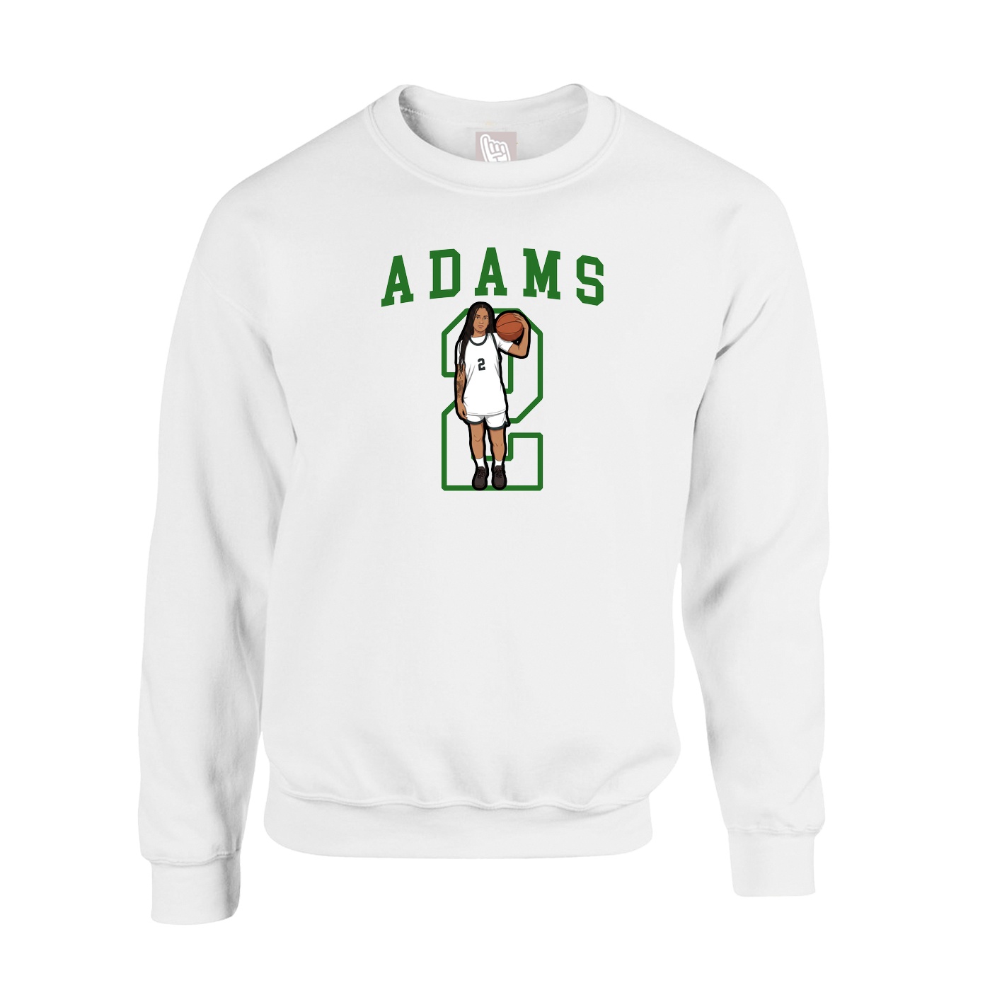 Fleece Crew — Shirsey in White